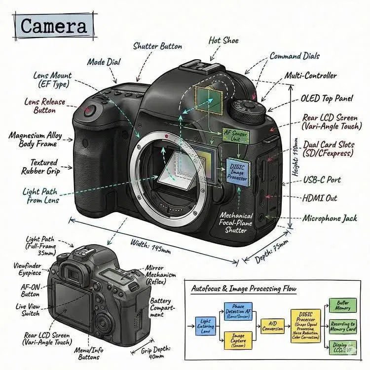 Create an infographic image of [OBJECT], combining a real...