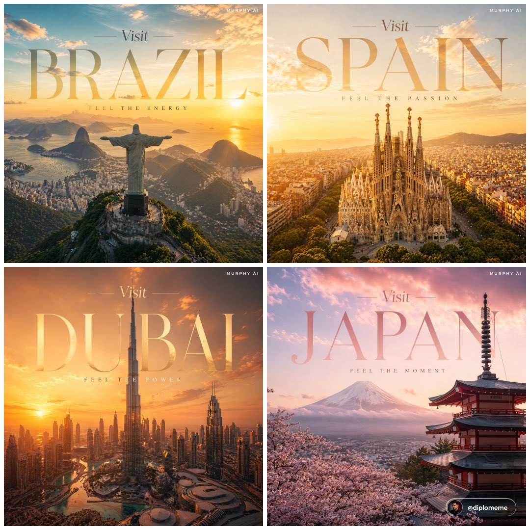 Cinematic luxury tourism poster, Spain, iconic view of Sa...