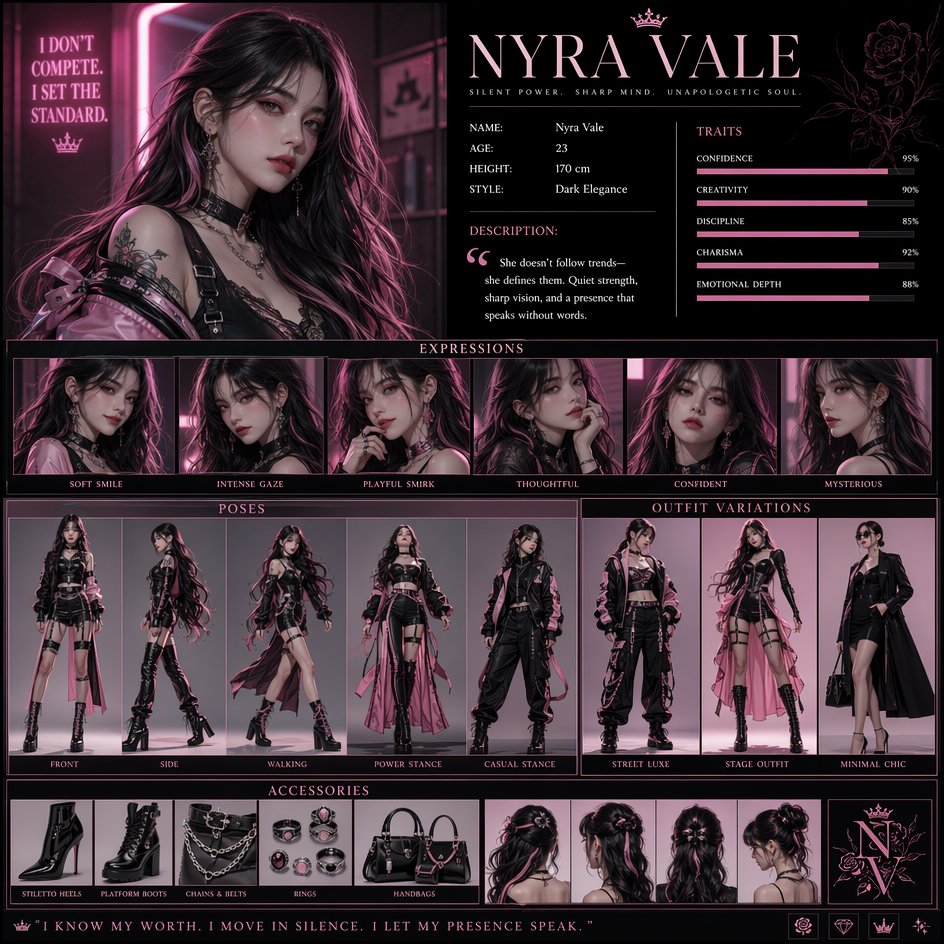 Create a high-resolution vertical character concept poste...