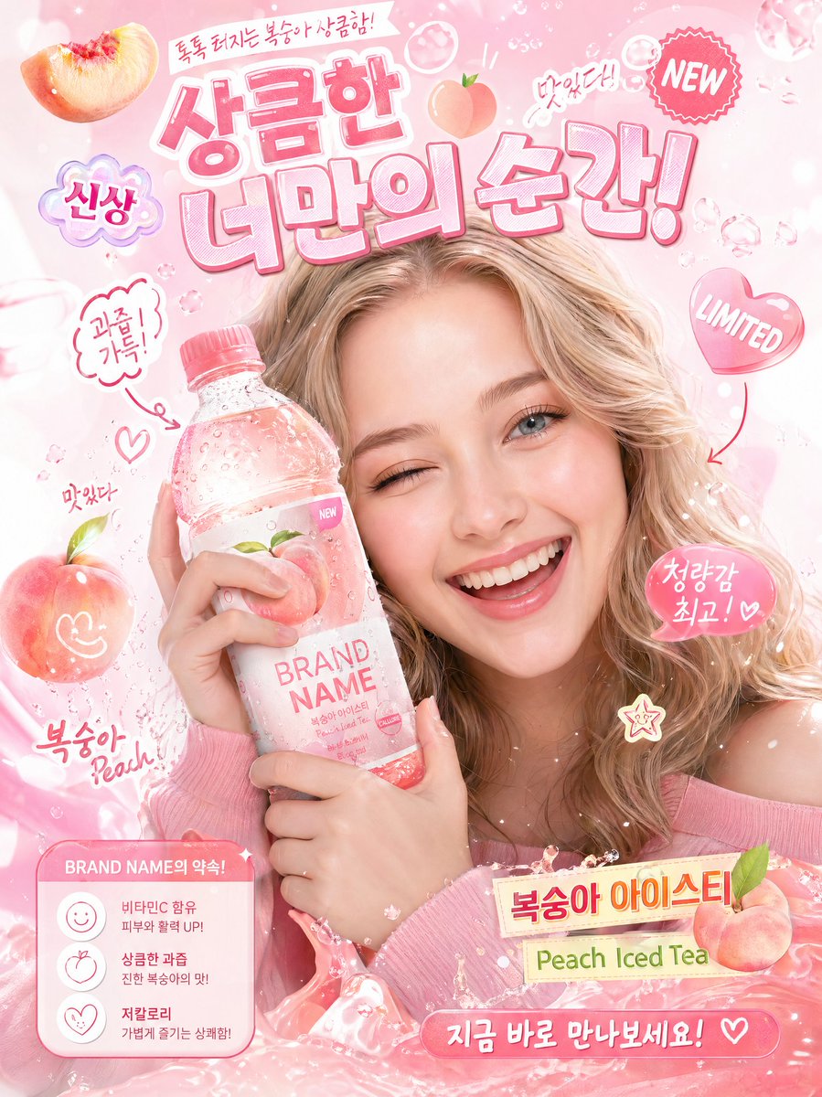 A high-quality, interactive Korean-style poster featuring...