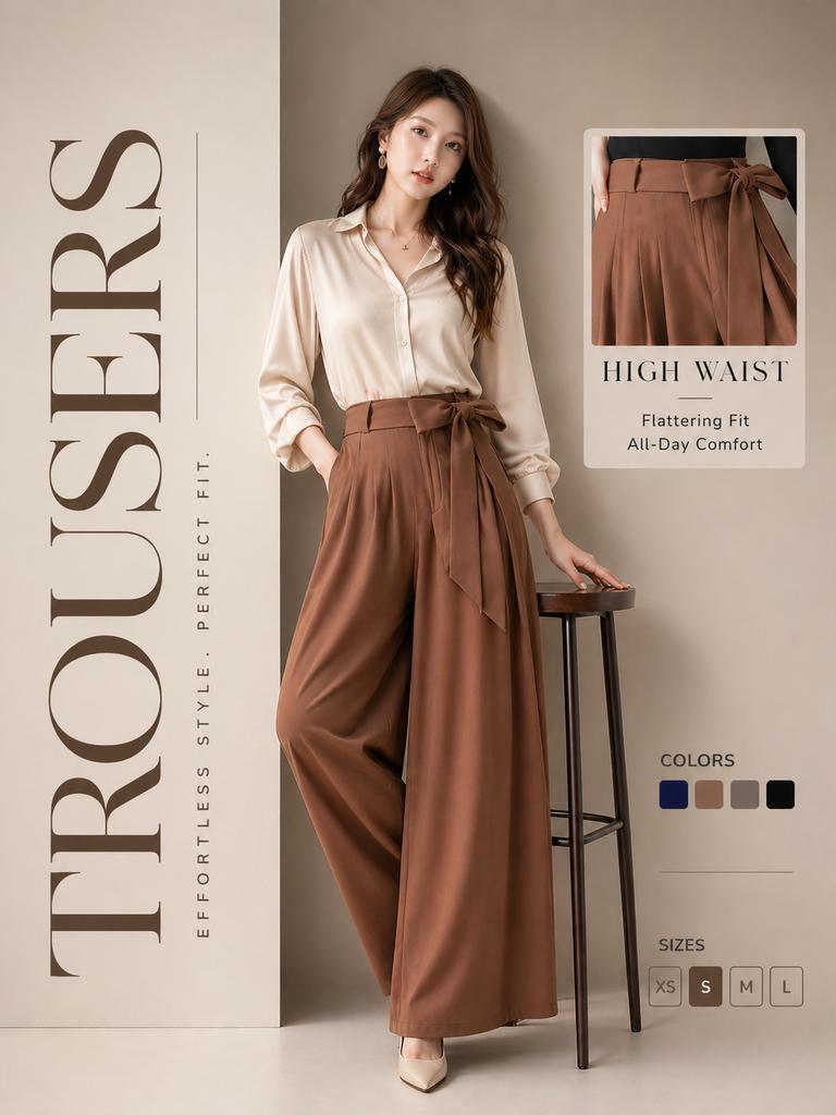 Luxury fashion advertisement poster, ultra-premium editor...