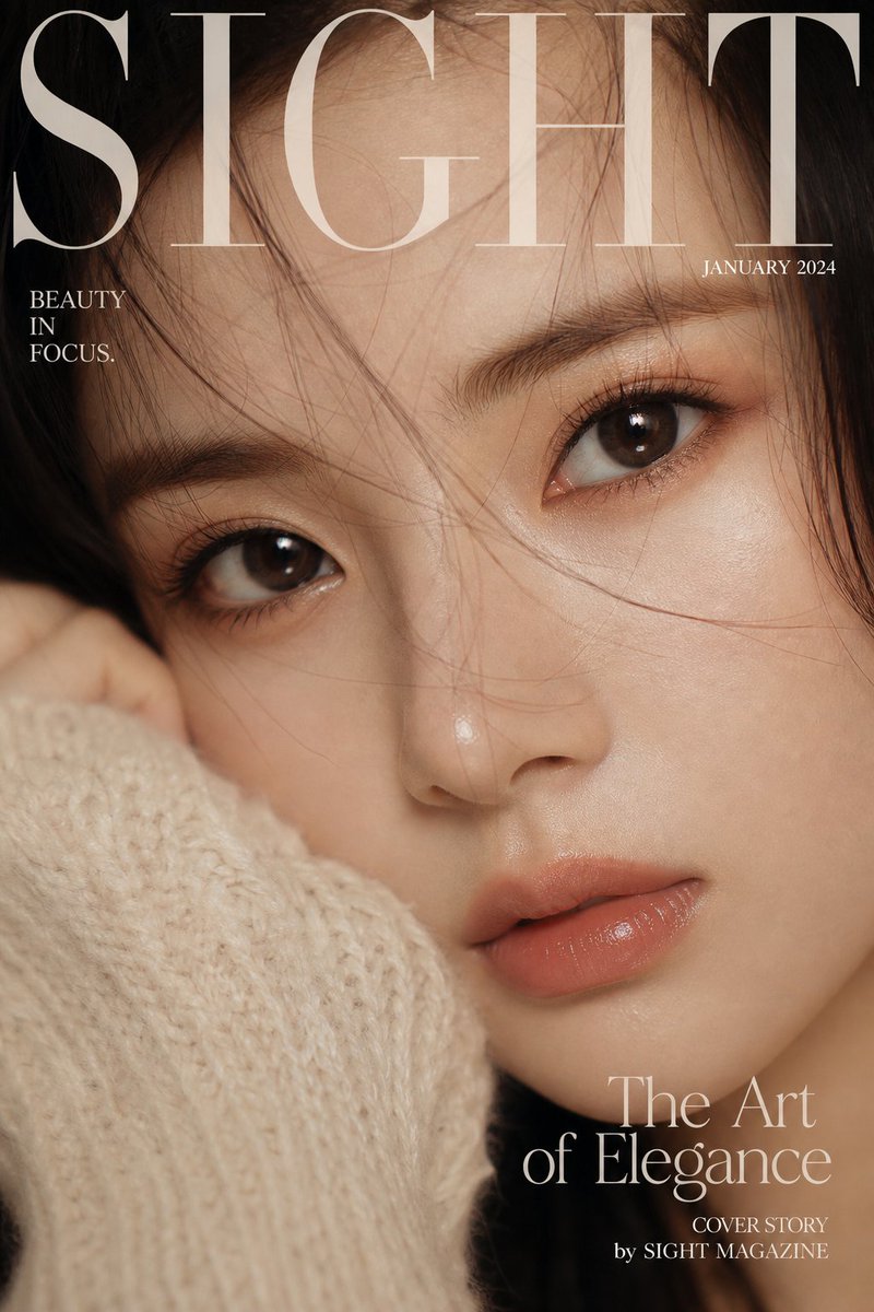Luxury extreme close-up portrait, magazine cover style, t...