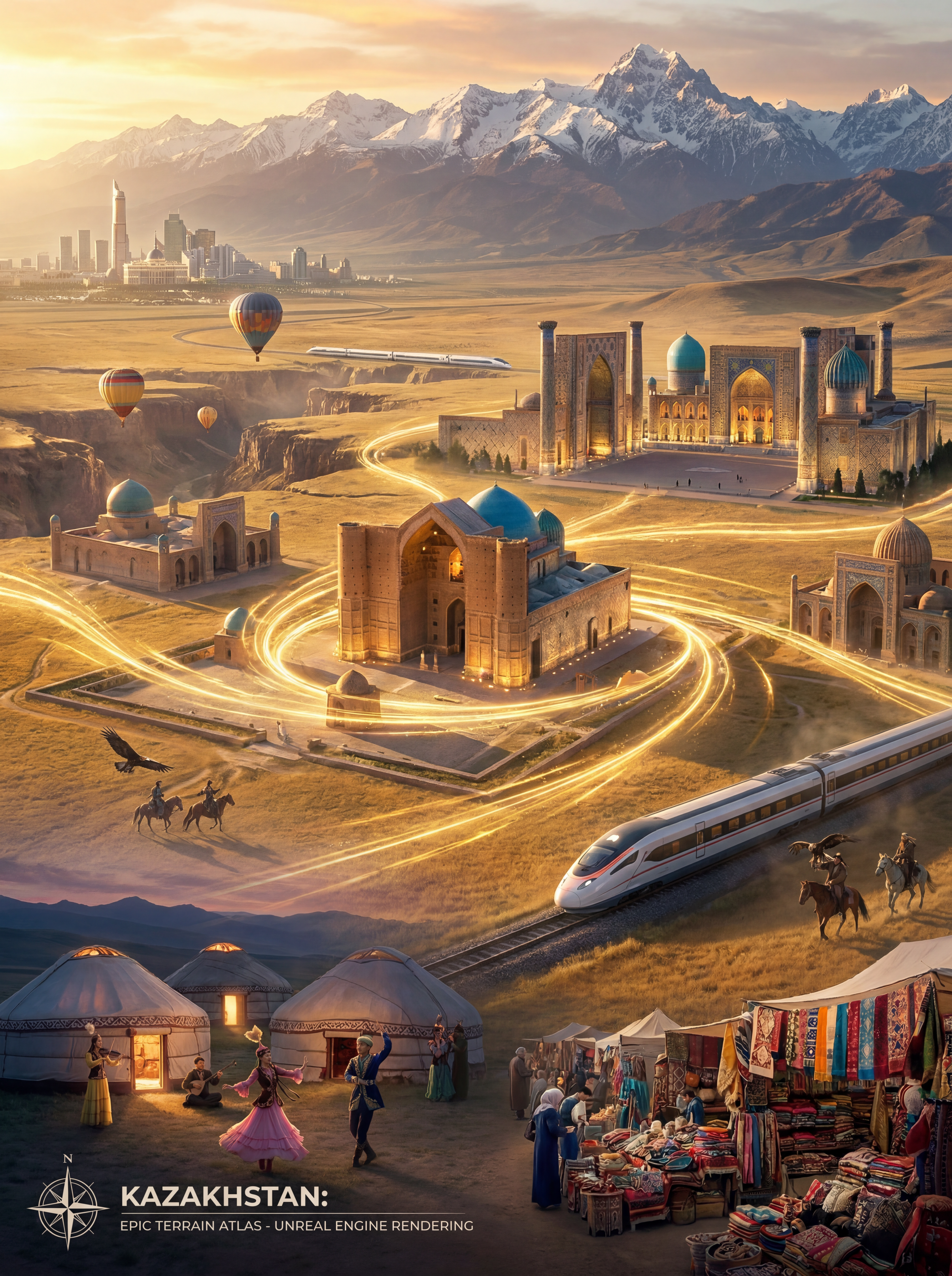 Create a visually unforgettable cinematic travel campaign...