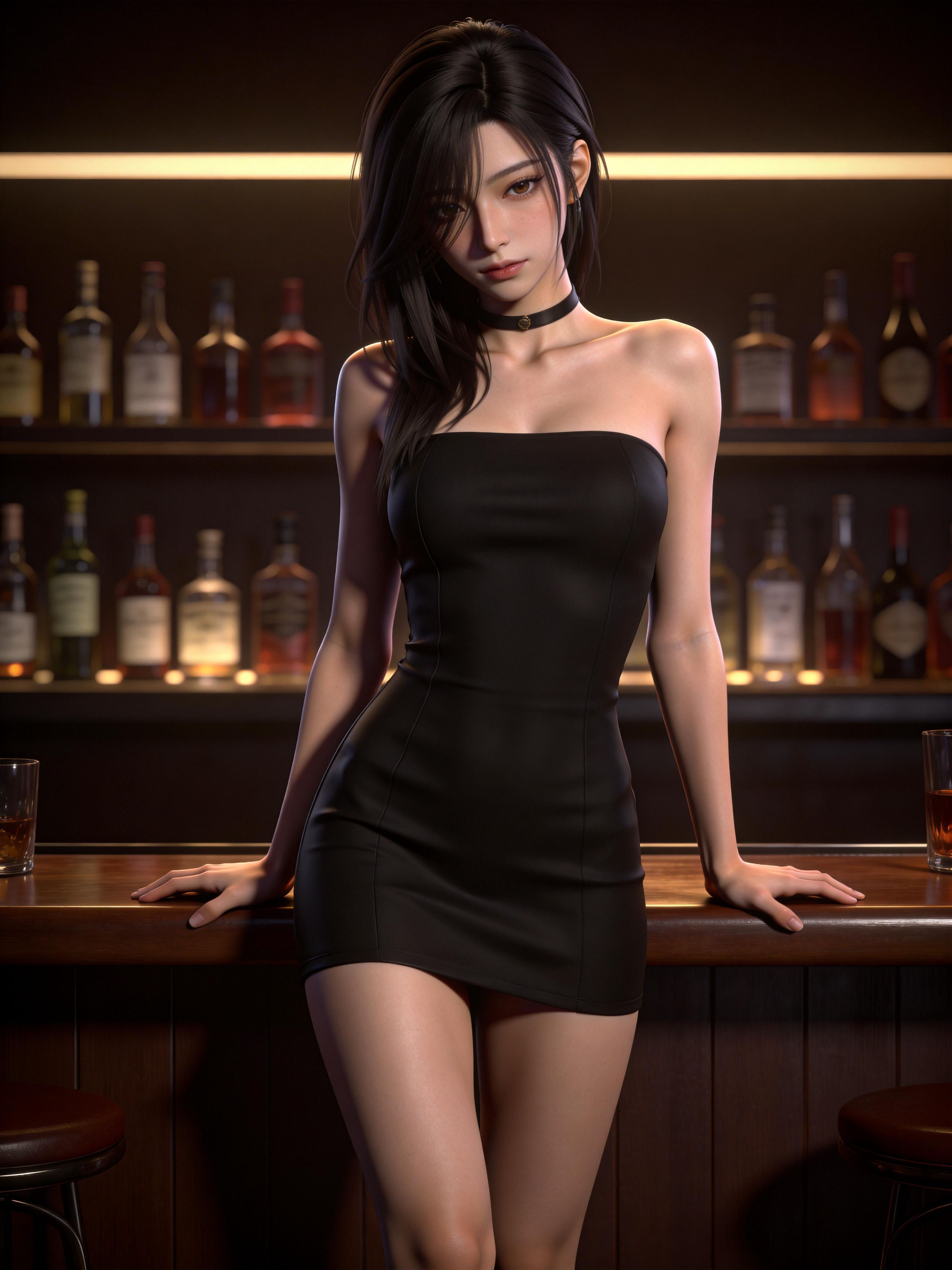 二次元美女影棚风格