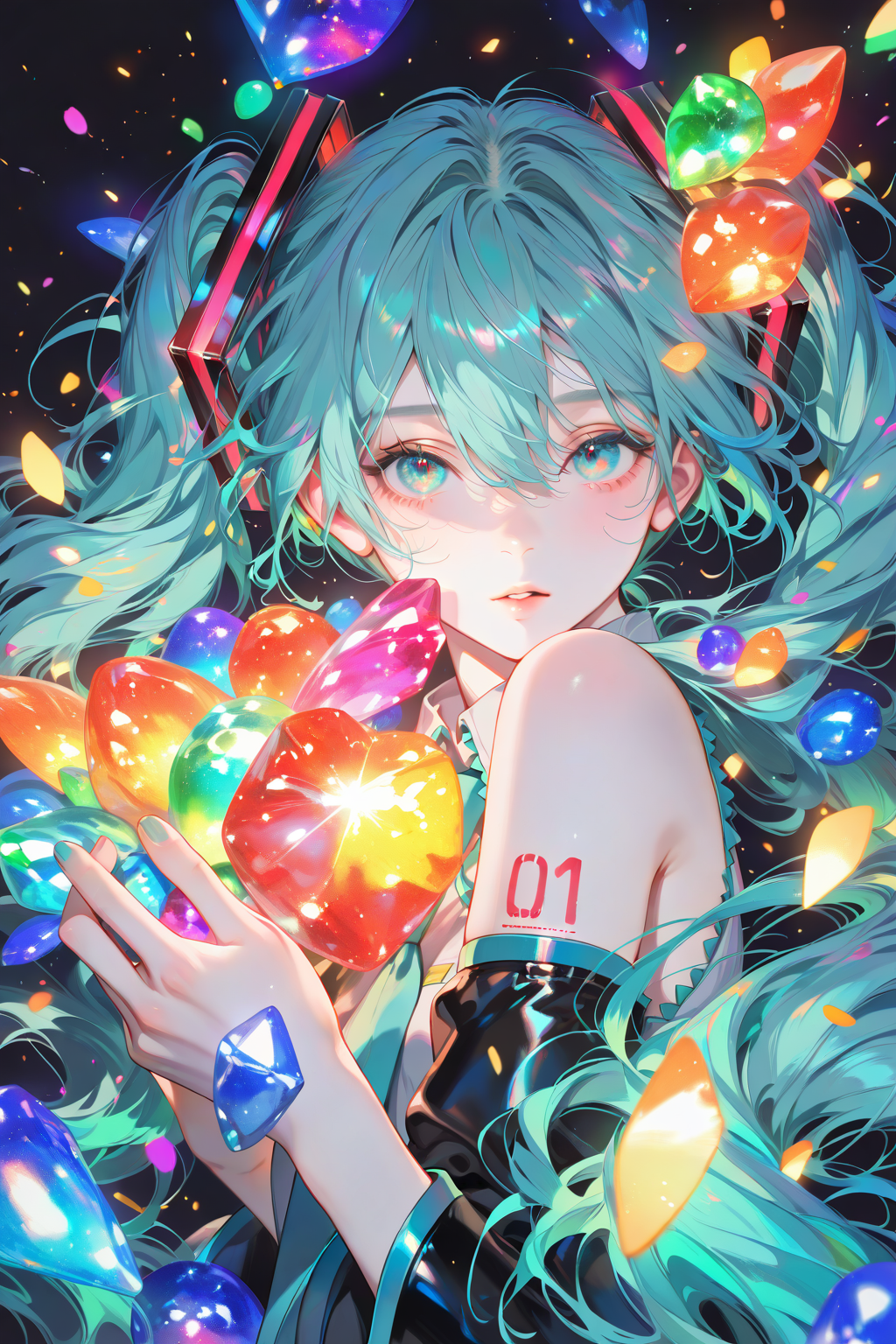 Illustrious五颜六色特殊材质渲染