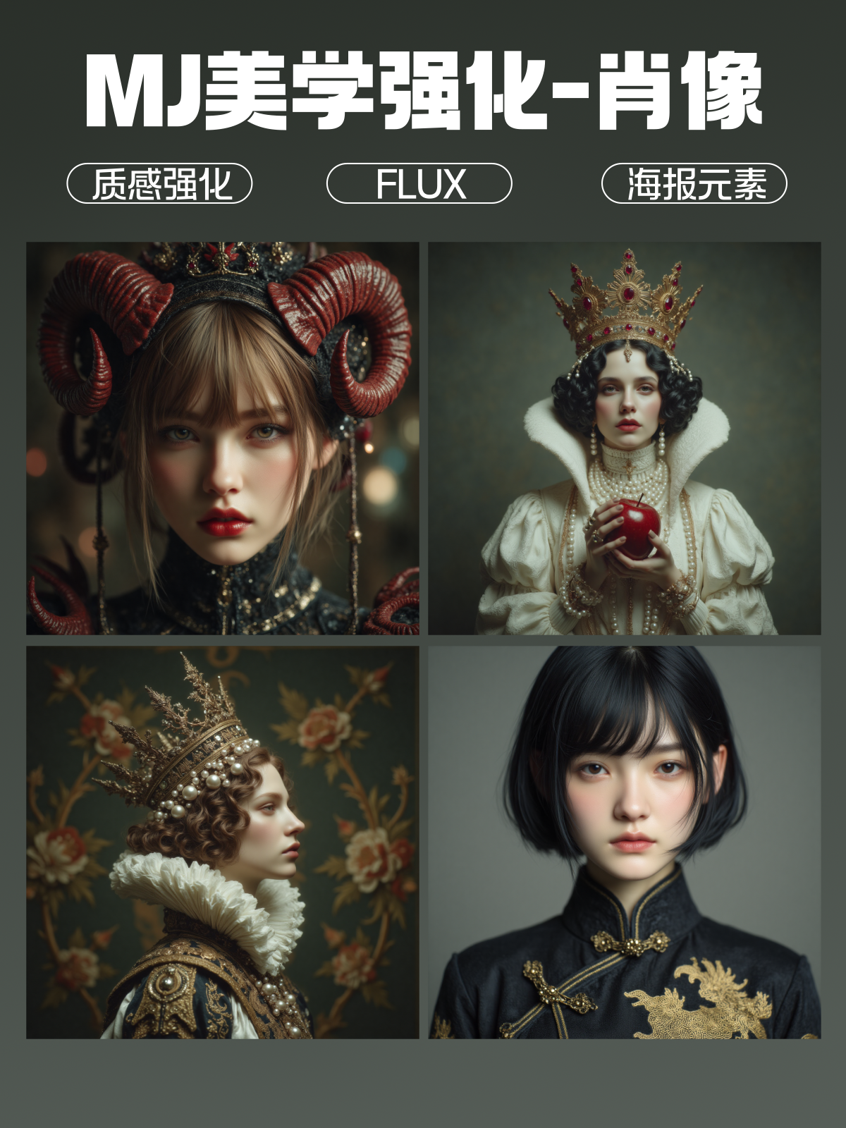 美学强化肖像【mj】【CG】【电影】【细腻皮肤】【肖像】