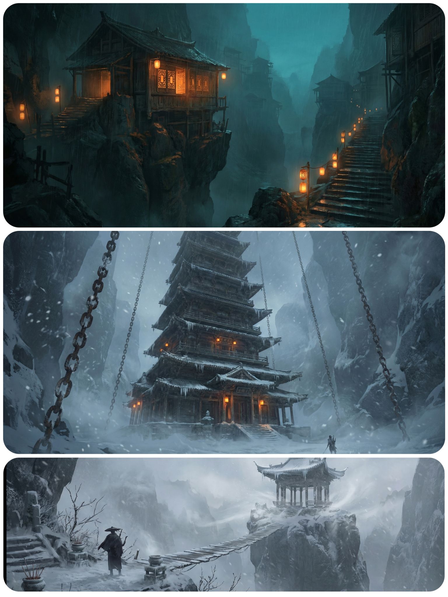 史诗级概念场景设定_武侠场景美宣场景设定
