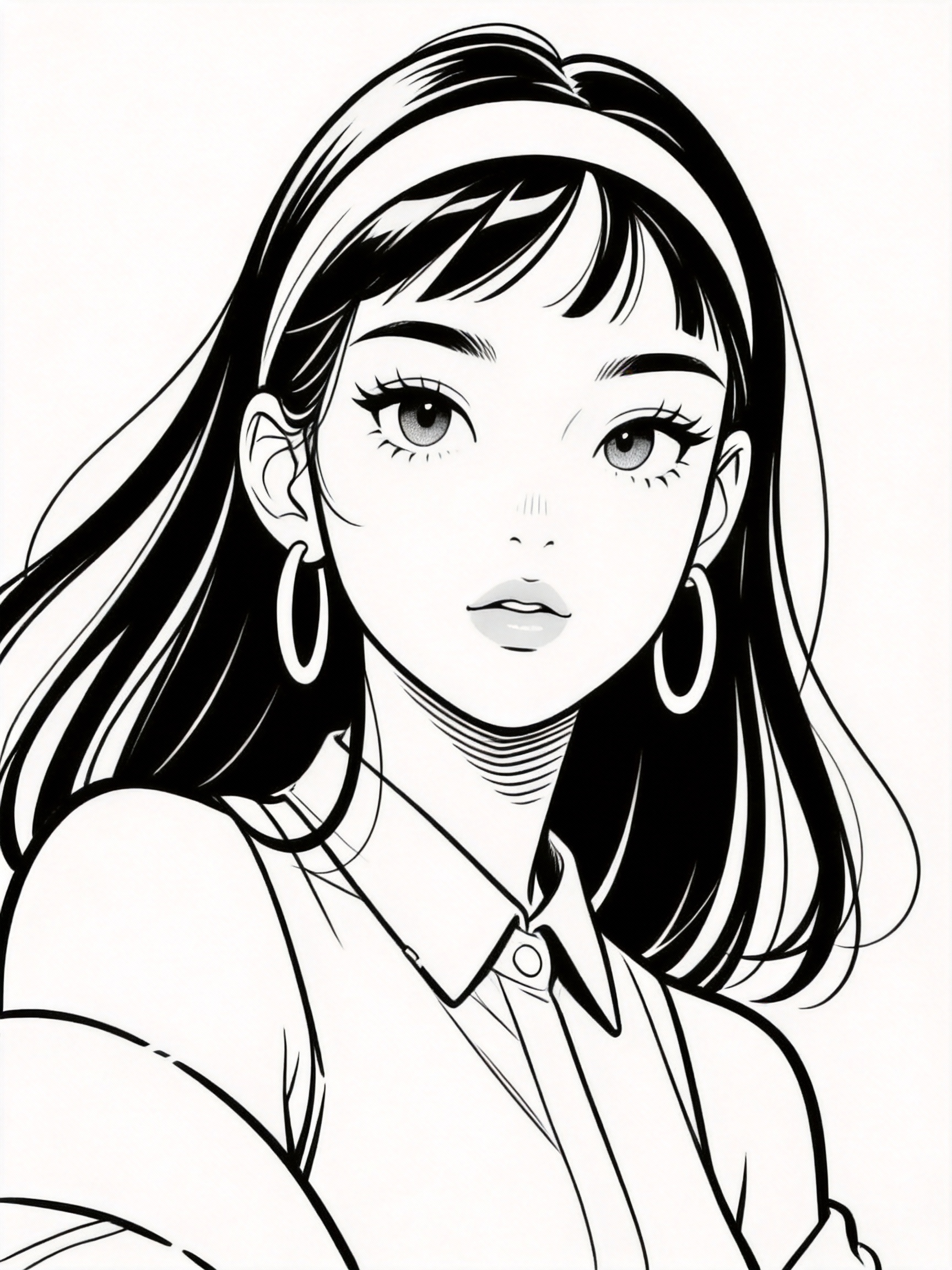 线稿插图
