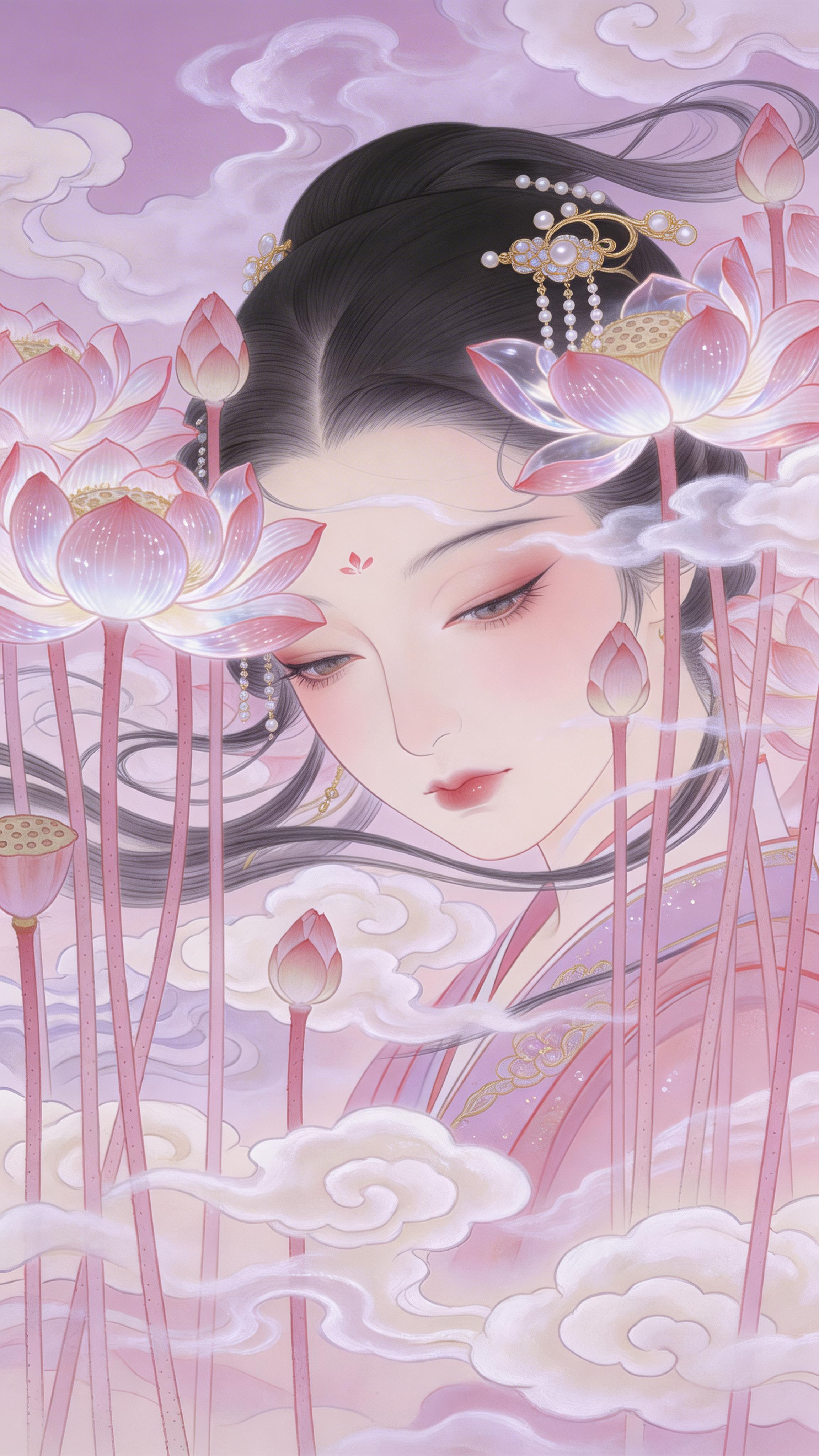 国风工笔唯美插画