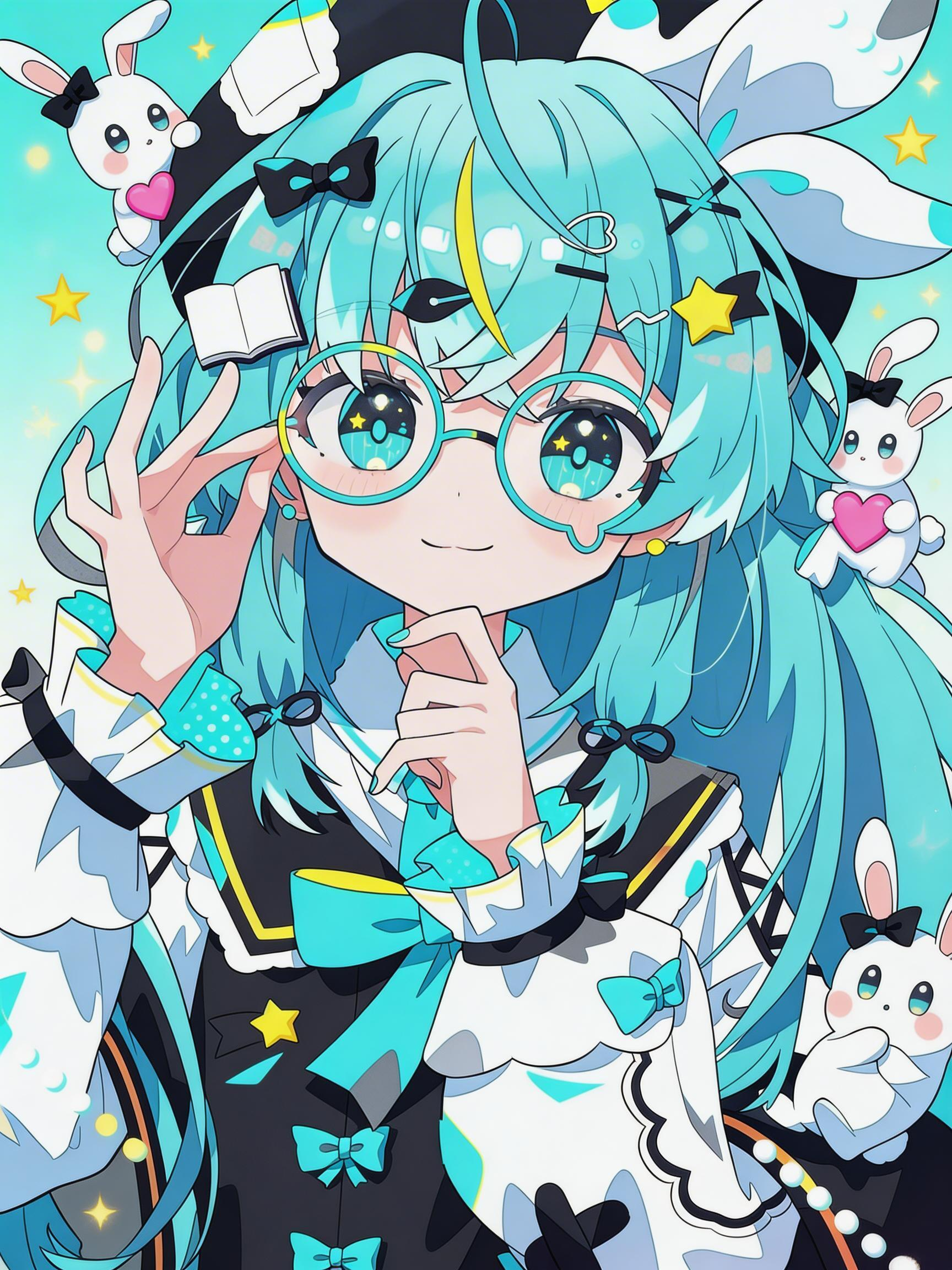 二次元平涂风格