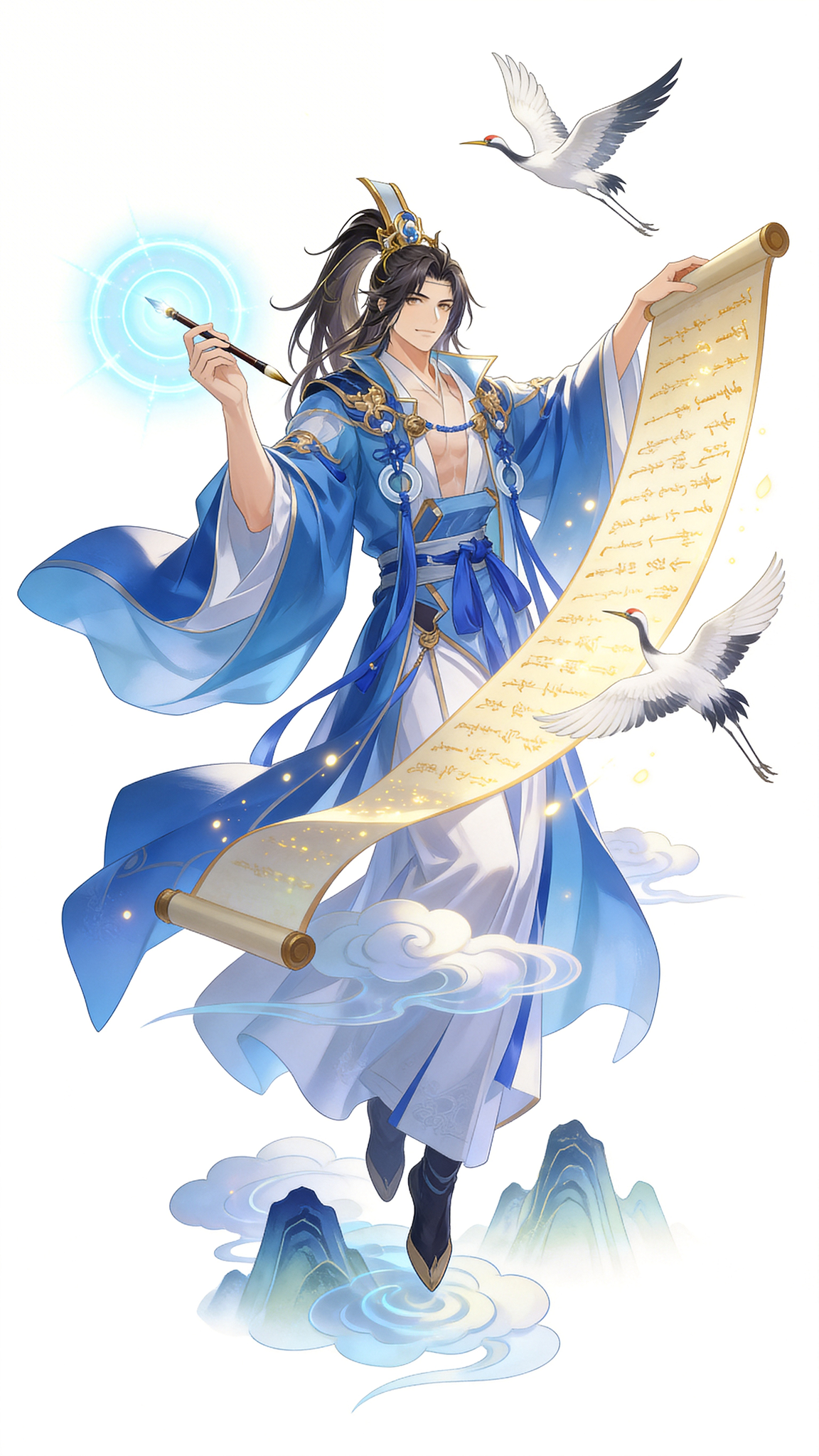 一键国风仙侠立绘