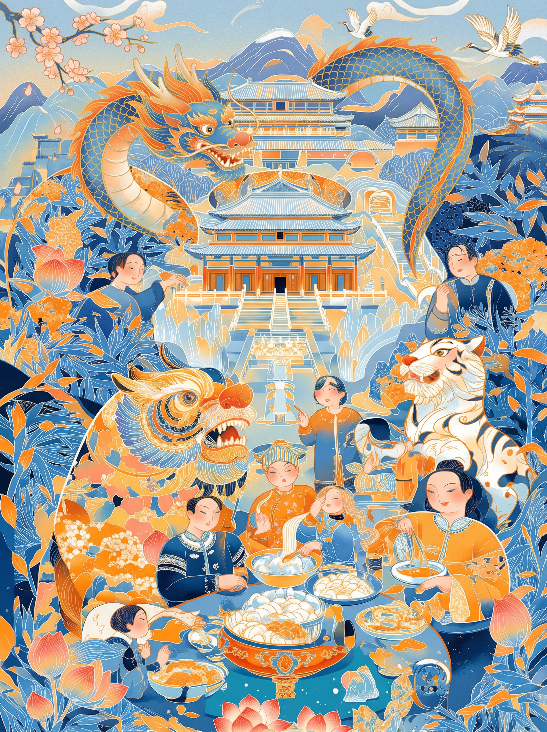 国风插画