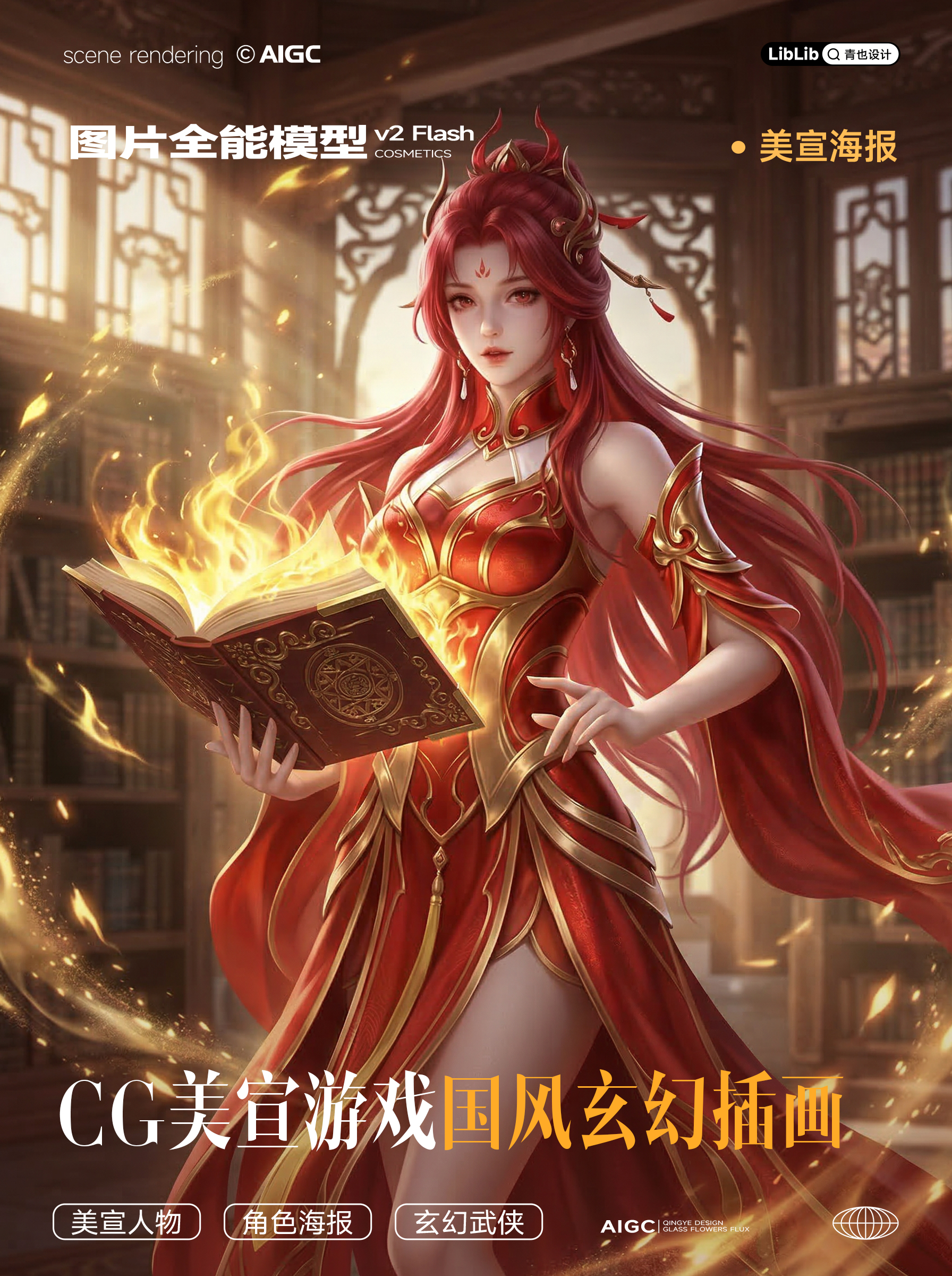 CG美宣游戏国风玄幻插画