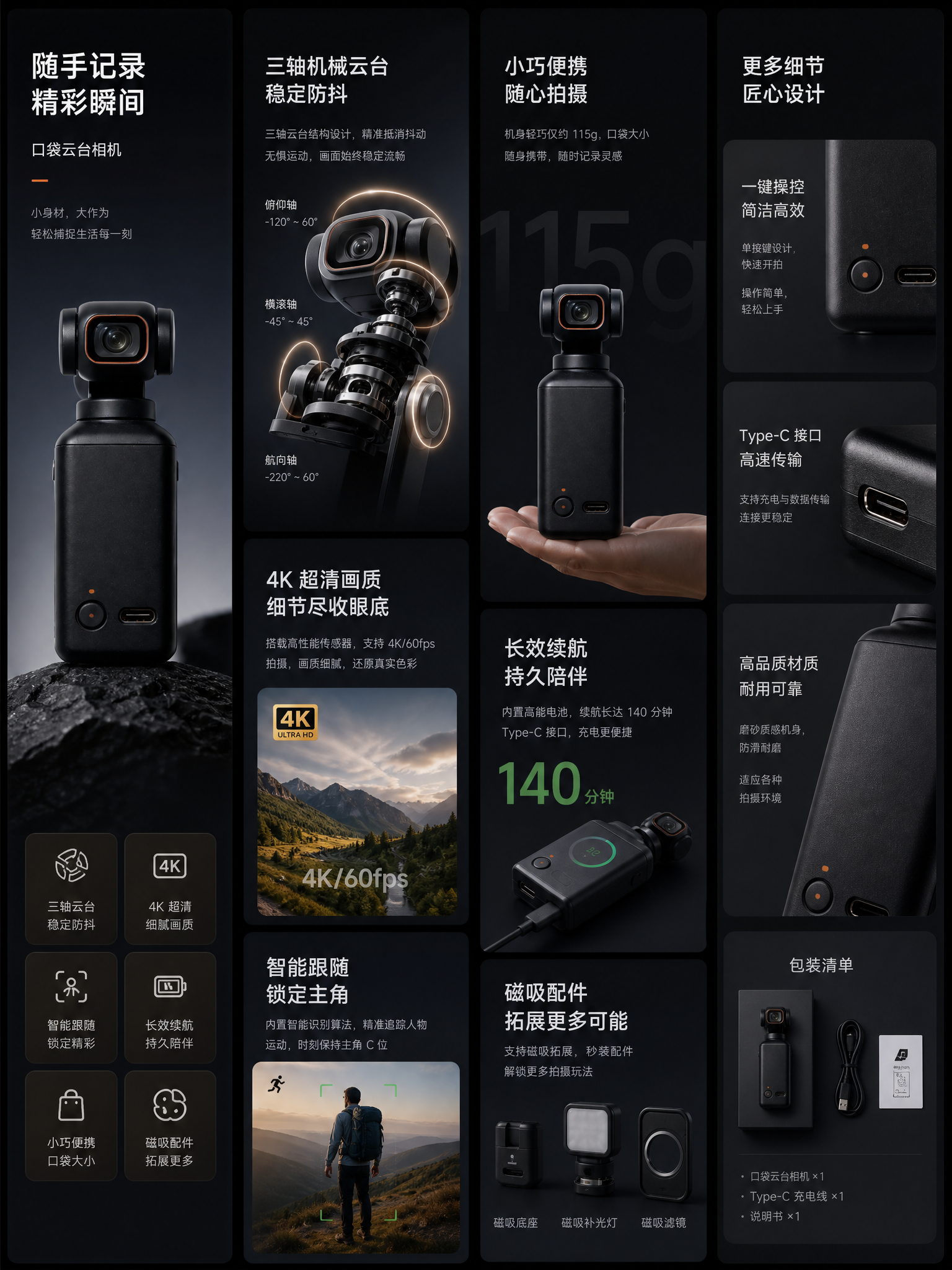 一键直出商业电商产品完整长图详情设计V2