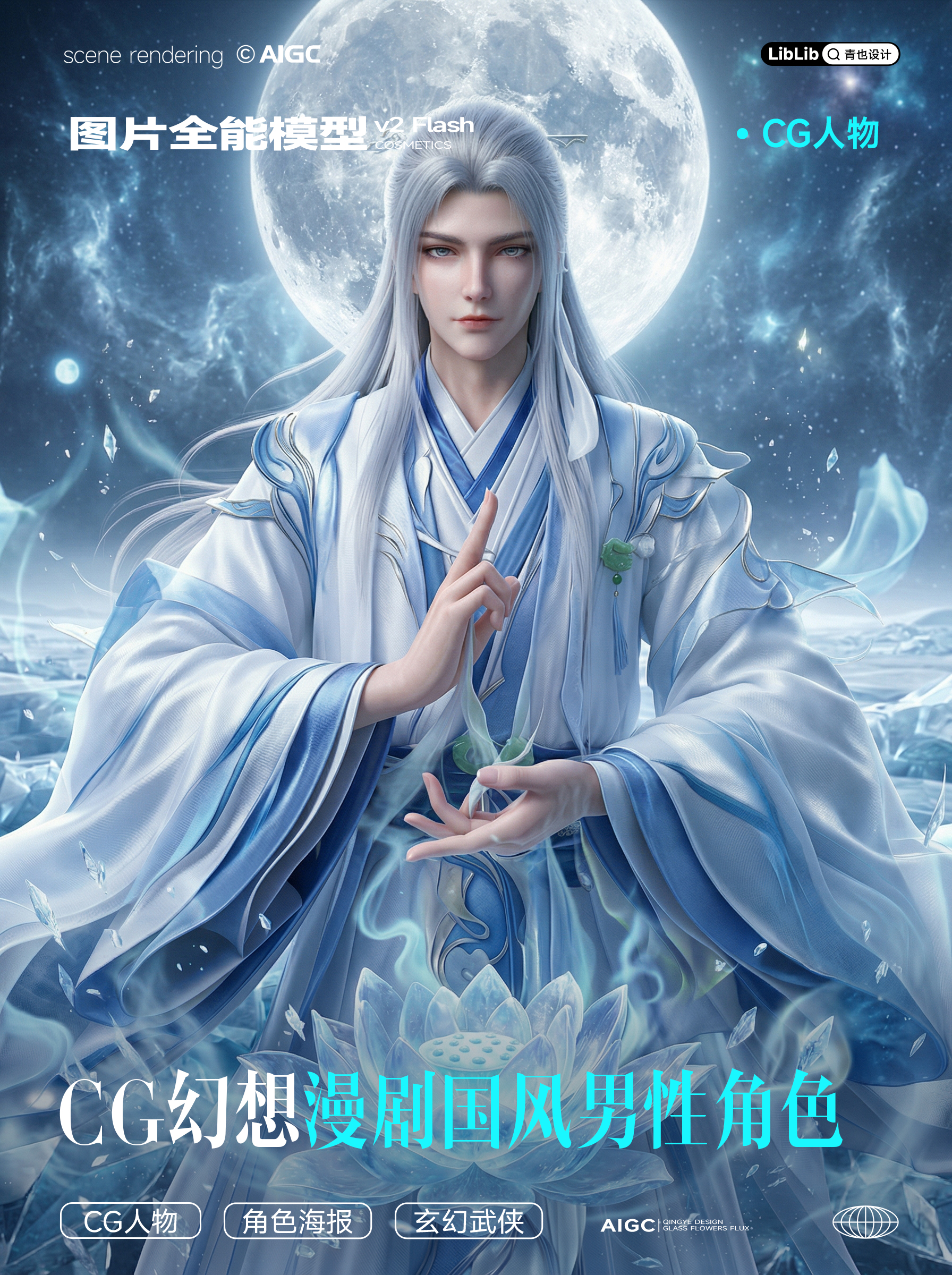 CG幻想古风漫剧男性角色