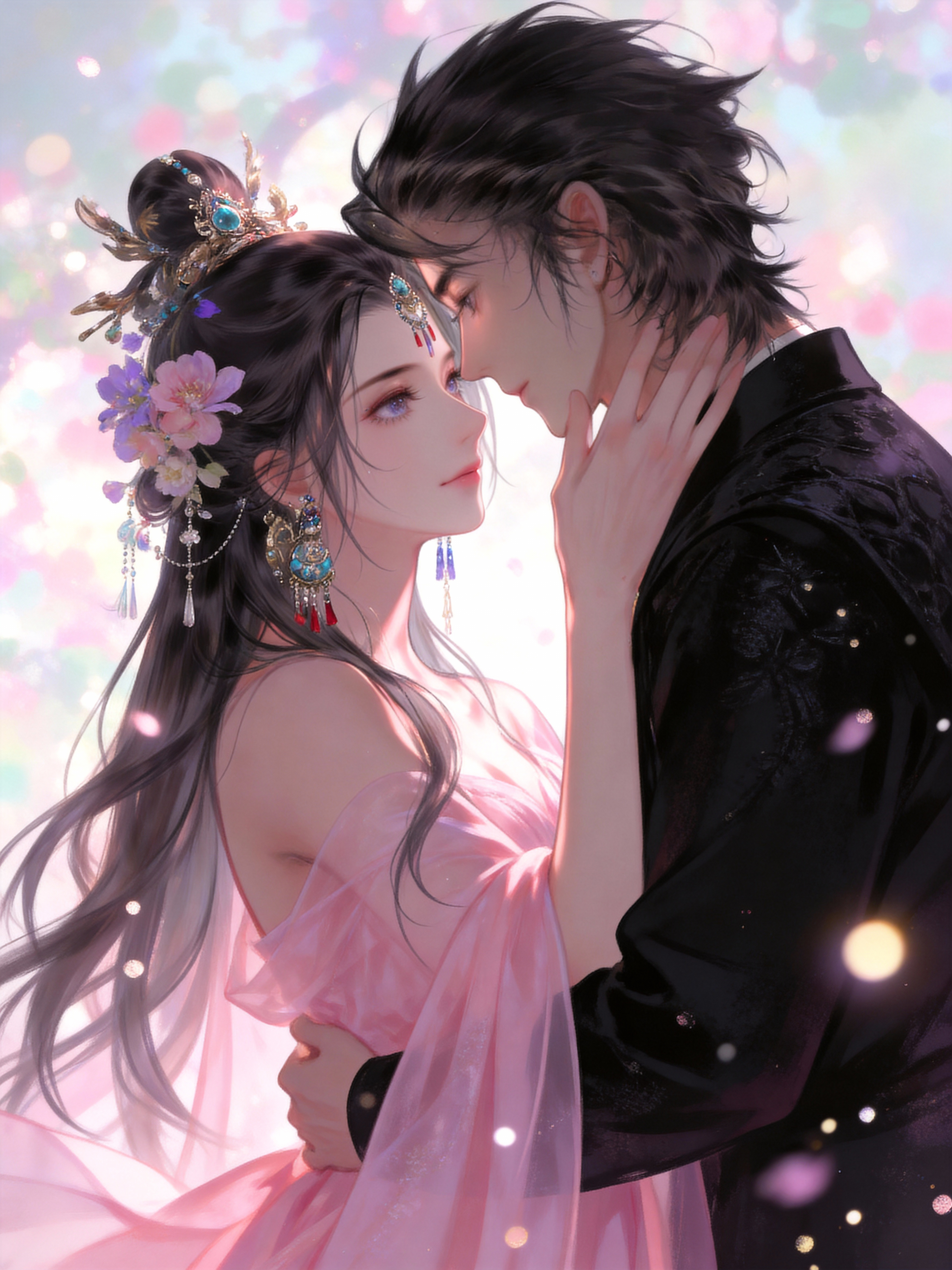 薄涂唯美仙侠插画