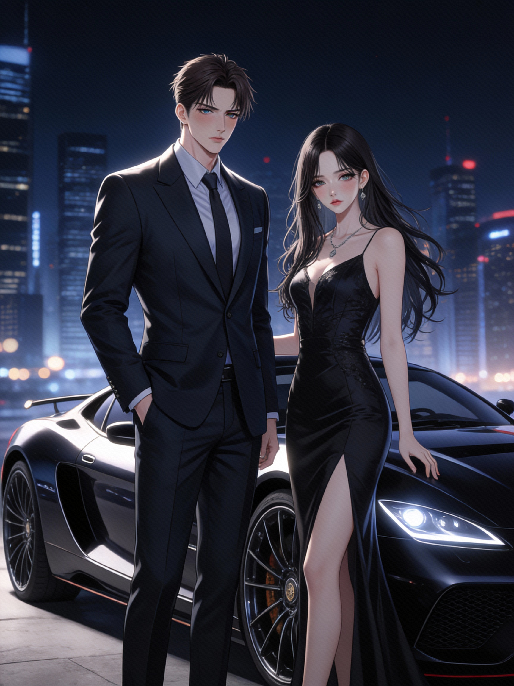 动态漫小说推文插画效果