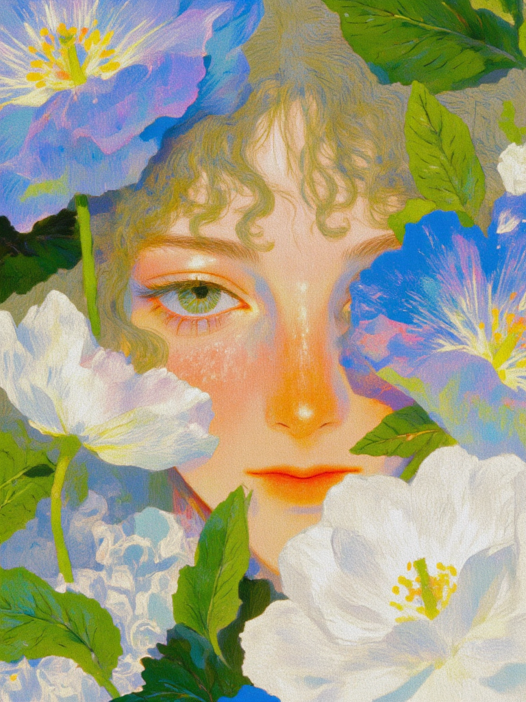 幻彩谜境插画