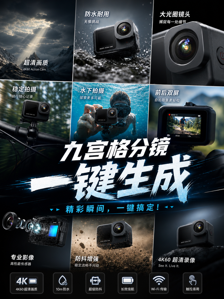 9宫格商业TVC分镜广告大片