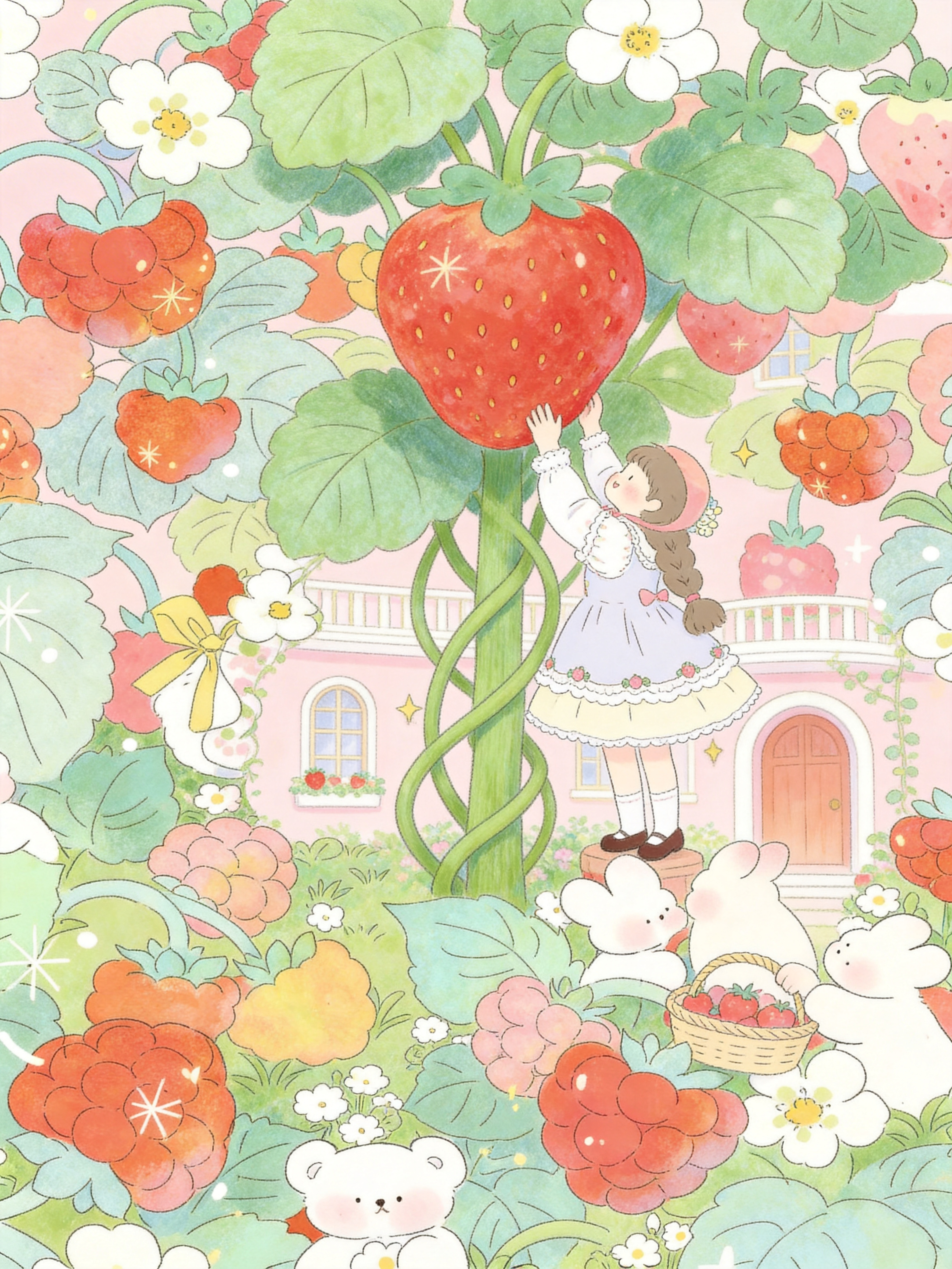 一键治愈系软萌插画绘本