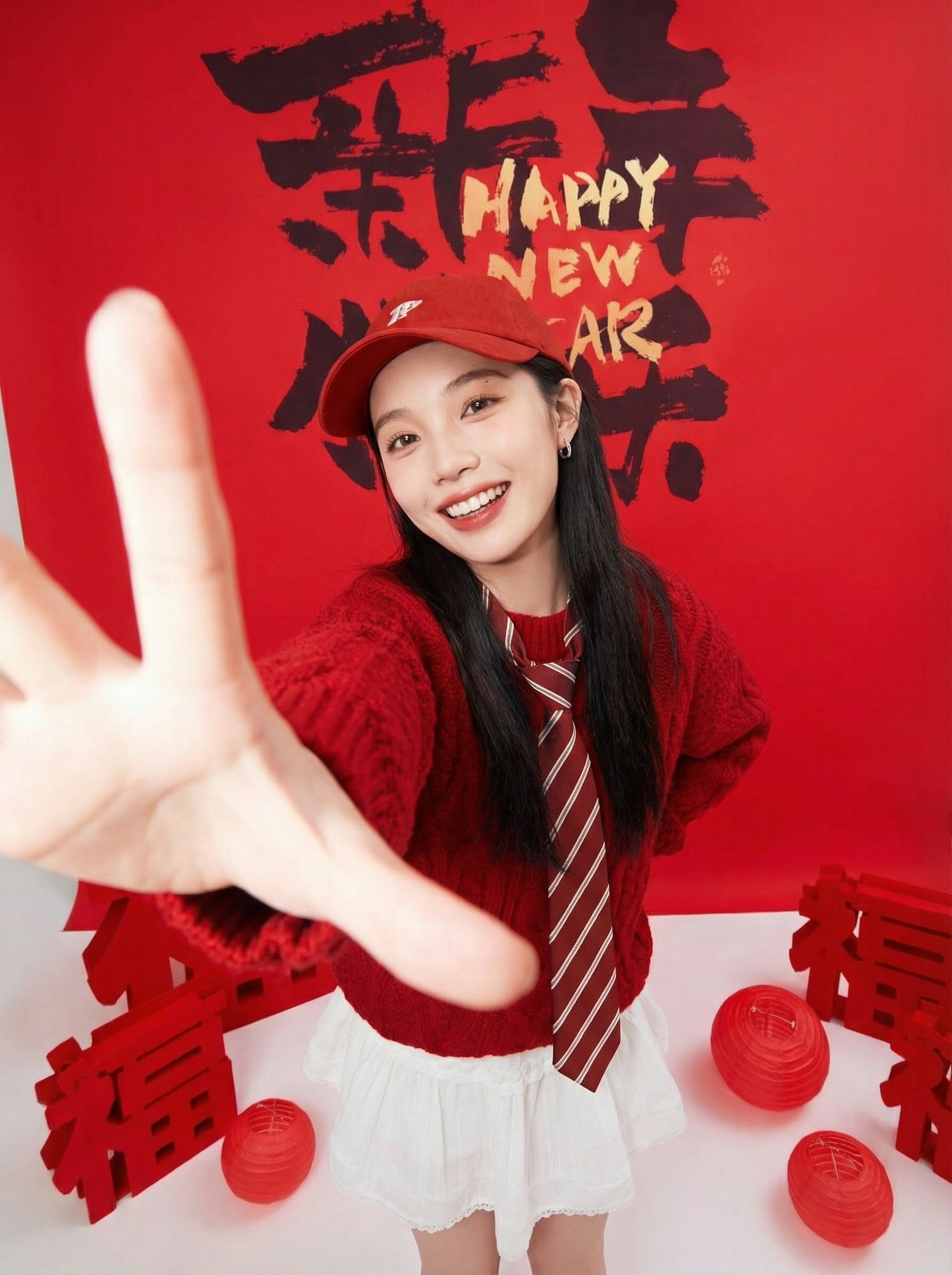 新年红色写真