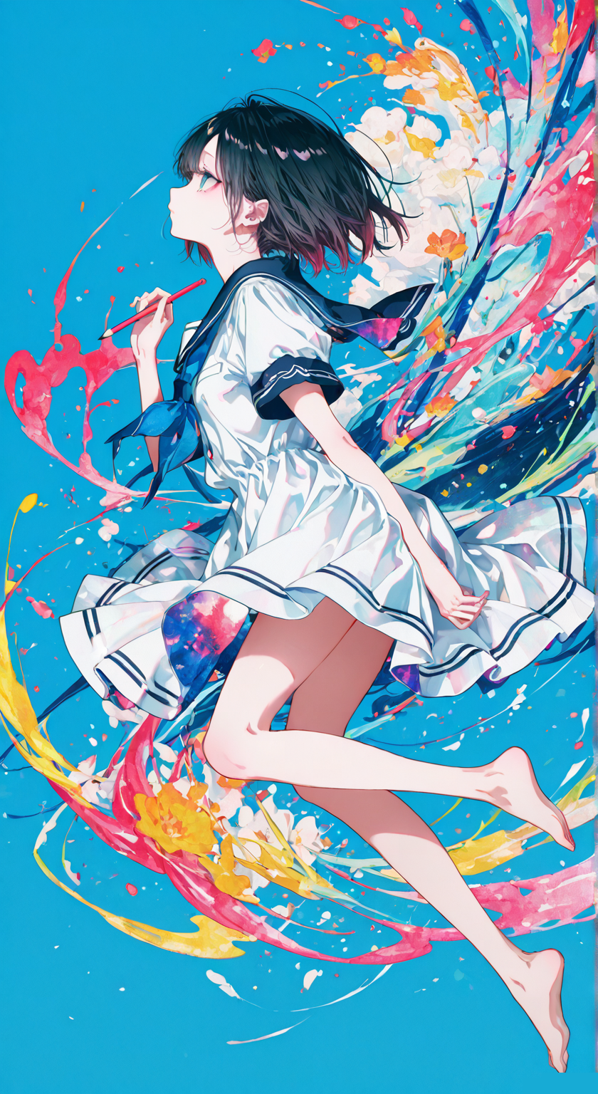踏纷辉芒_水彩增强