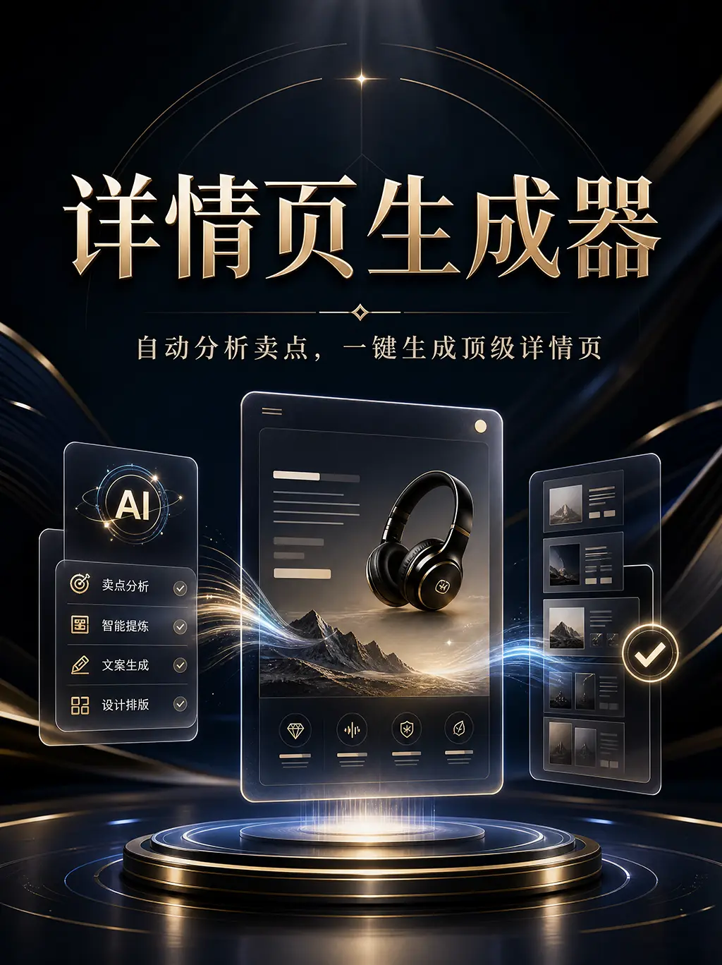 详情页设计大师,一键生成顶级详情页