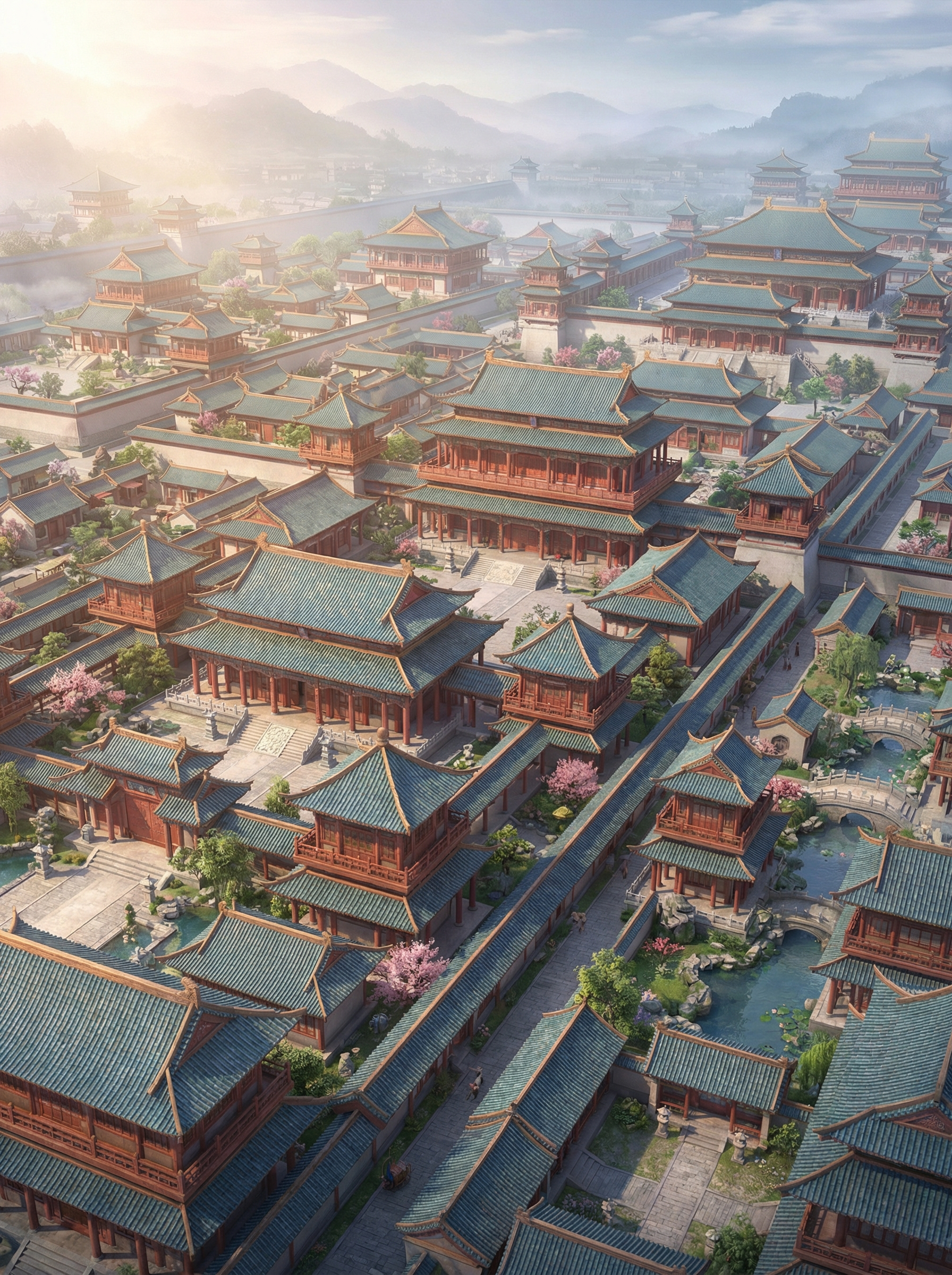 3d古风游戏场景场景