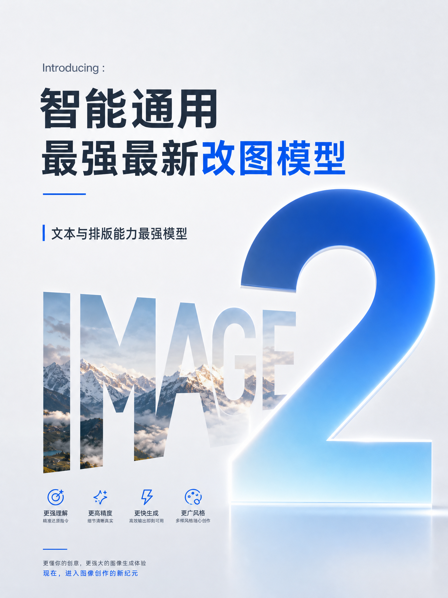 智能图片最强改图模型丨支持长文本排版