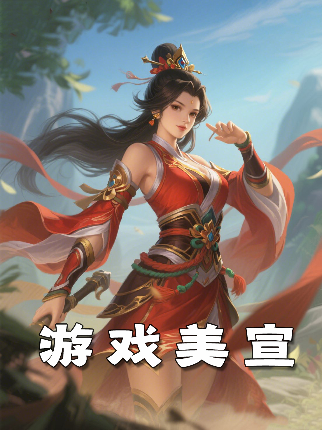 游戏美宣（王者、三国杀风格）
