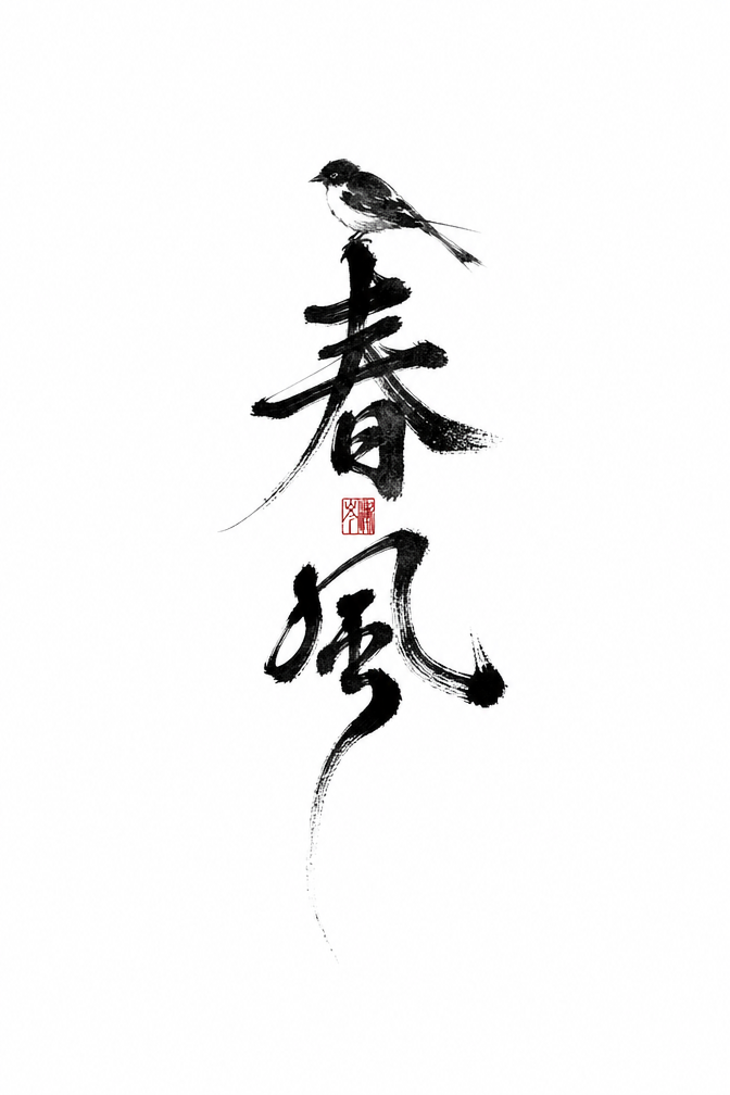 水墨书法艺术字【一键生成】