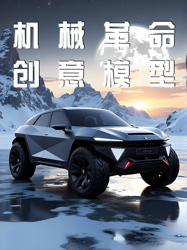 F.1-机甲犀利-外饰创意模型