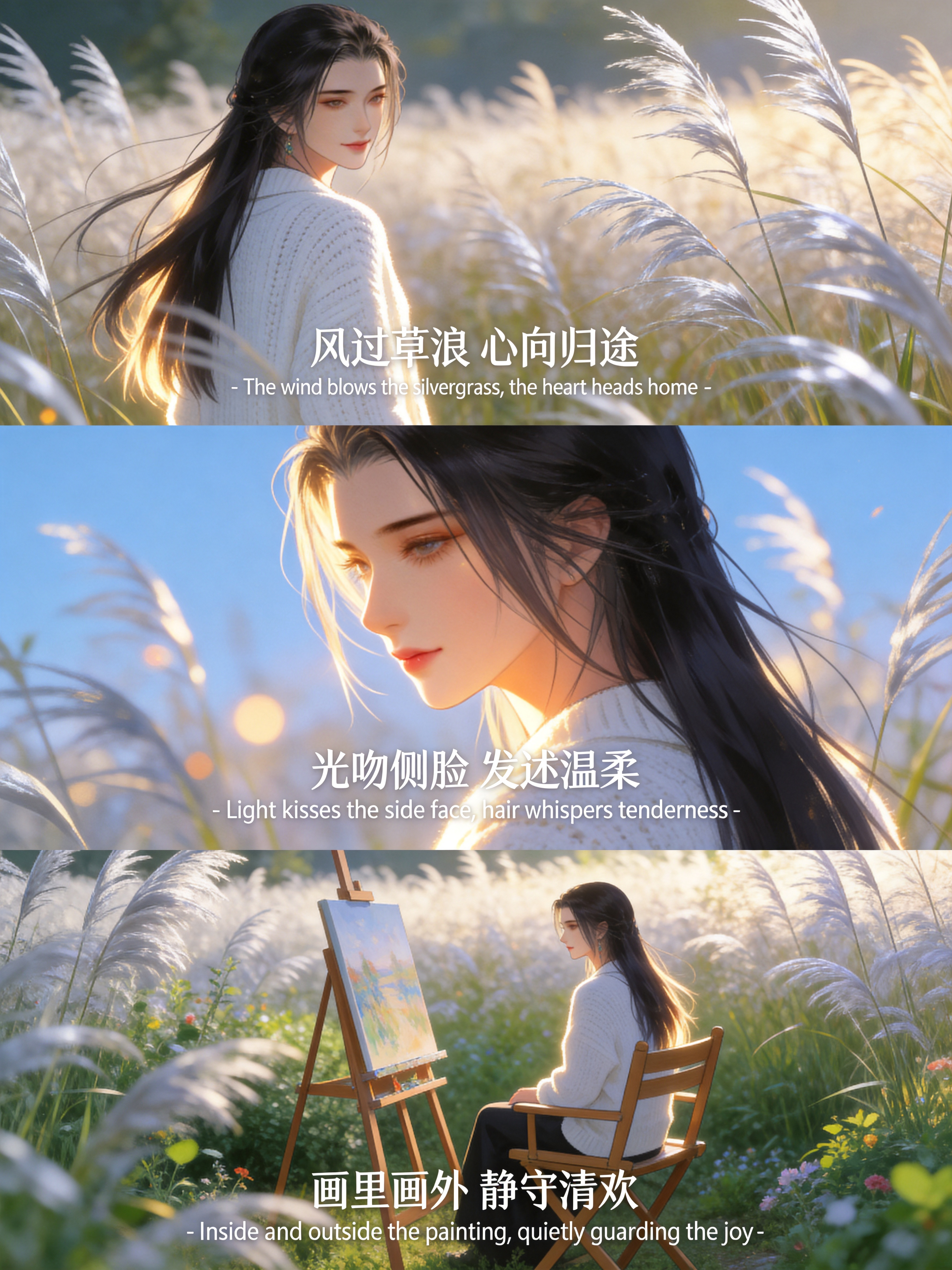 一键厚涂分镜插画