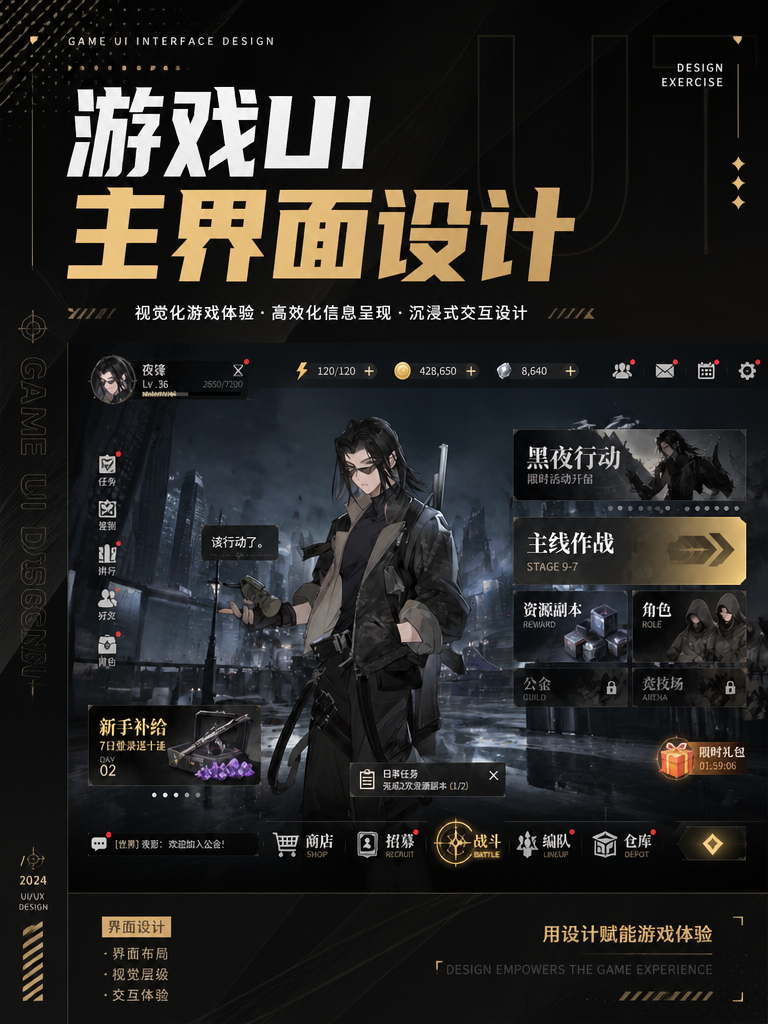 G2--游戏UI主界面设计