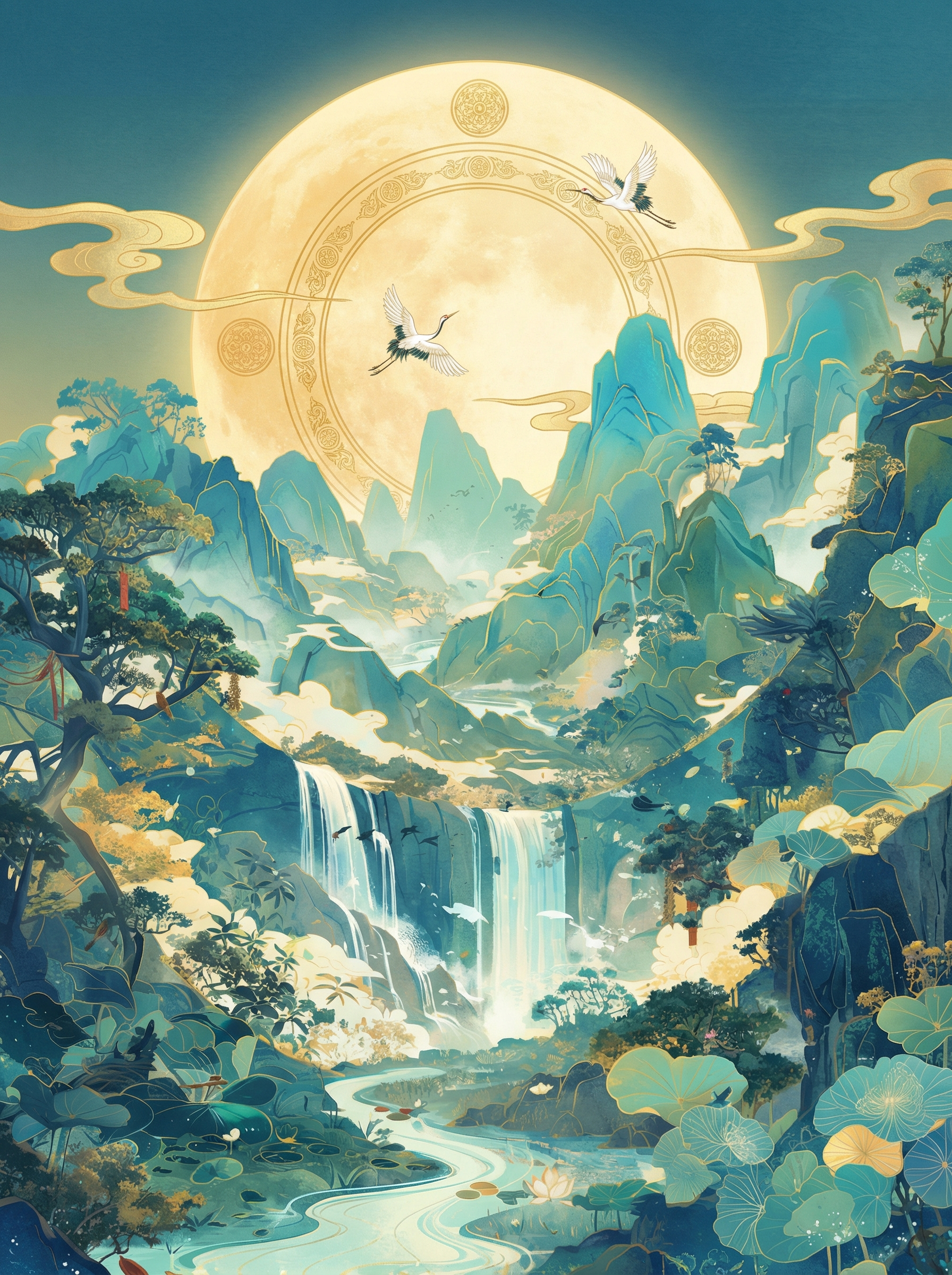 国潮插画