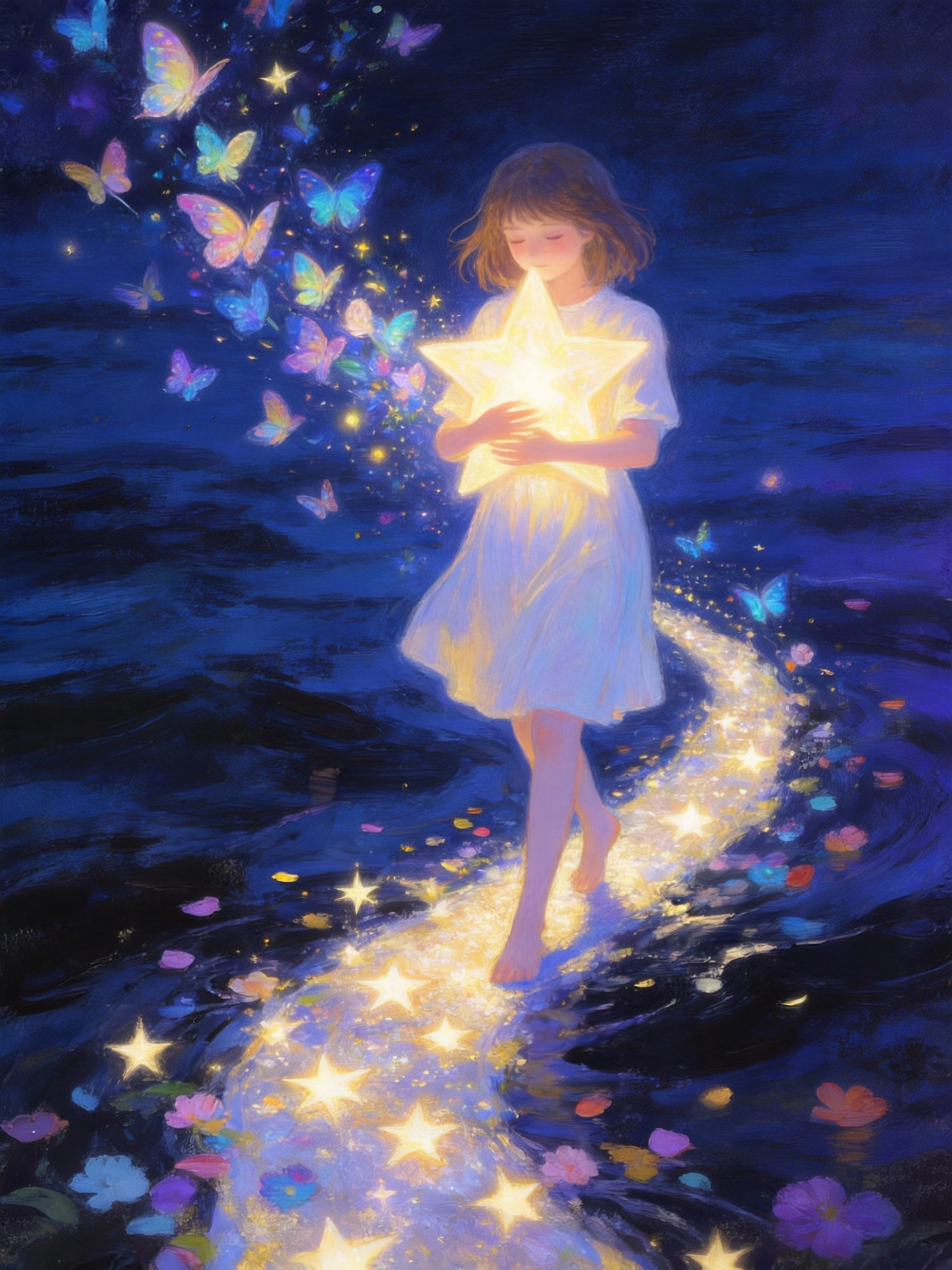 治愈系奇幻风格绘本插画