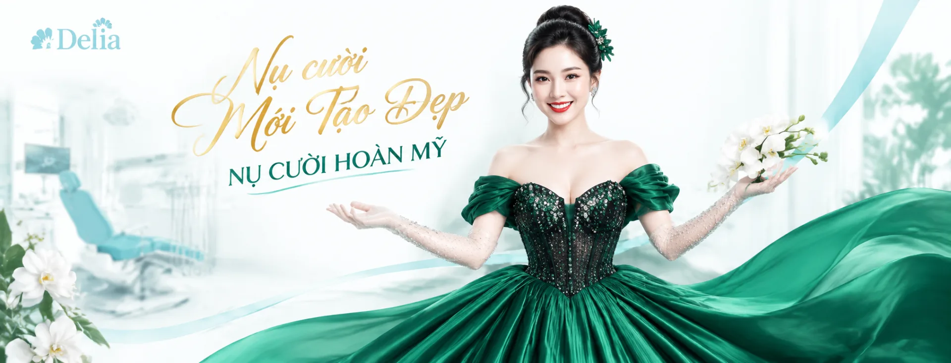 {
“en”: {
“prompt”: “A wide luxury dental beauty campaign banner featuri