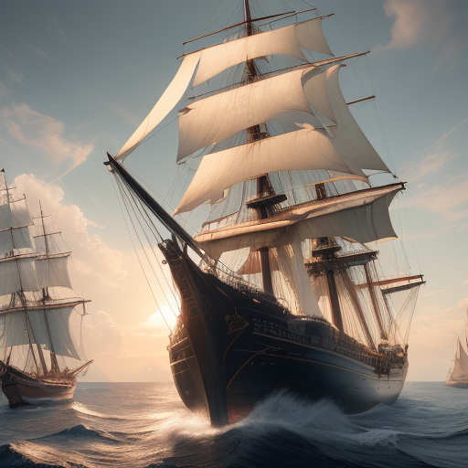 DreamShaper prompt: Photo of a ultra realistic sailing ship, dramatic ...