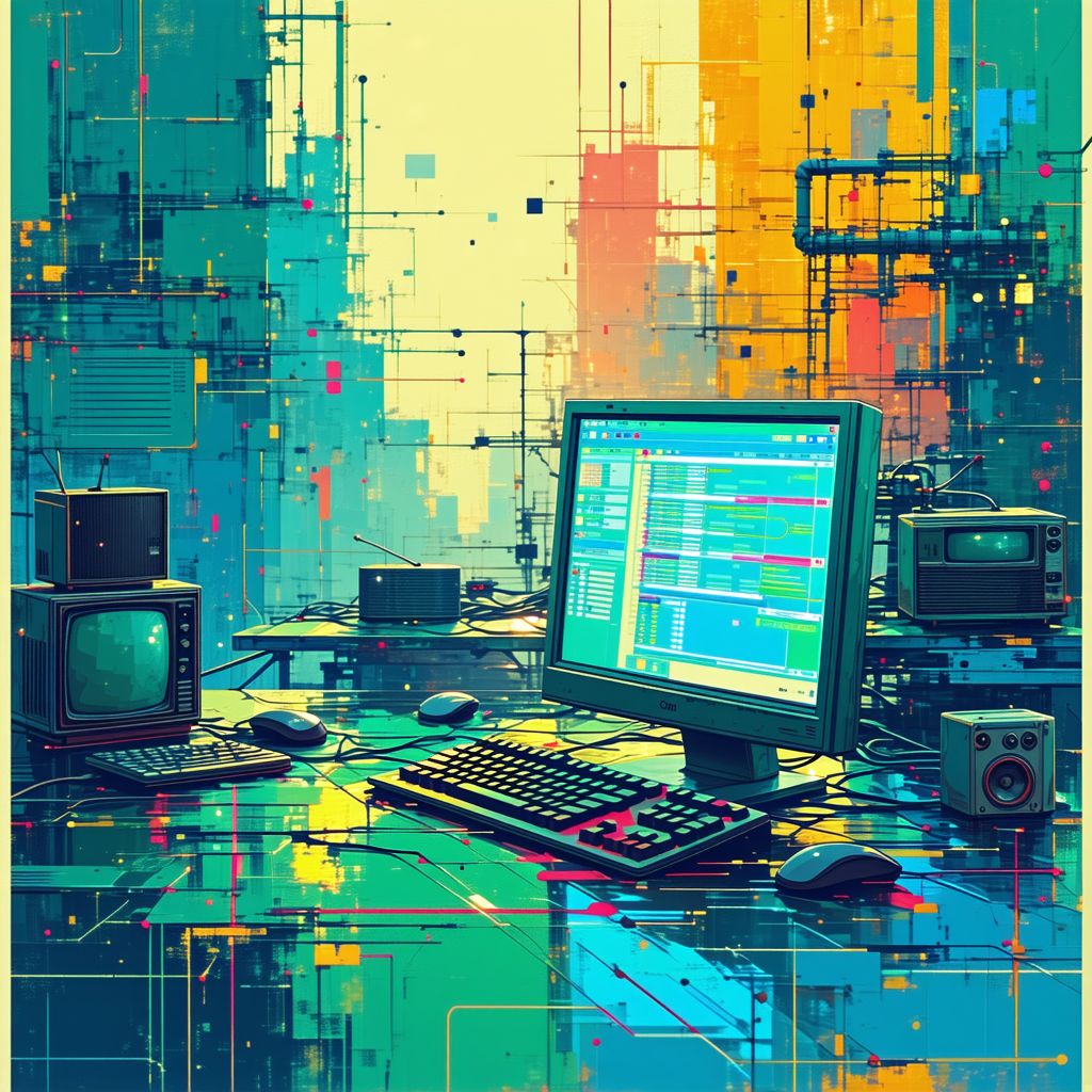 Stable Diffusion prompt: broadband internet background for a flyer from an