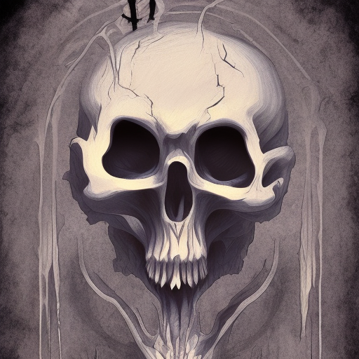 Openjourney prompt: a art style image of a scary themed image