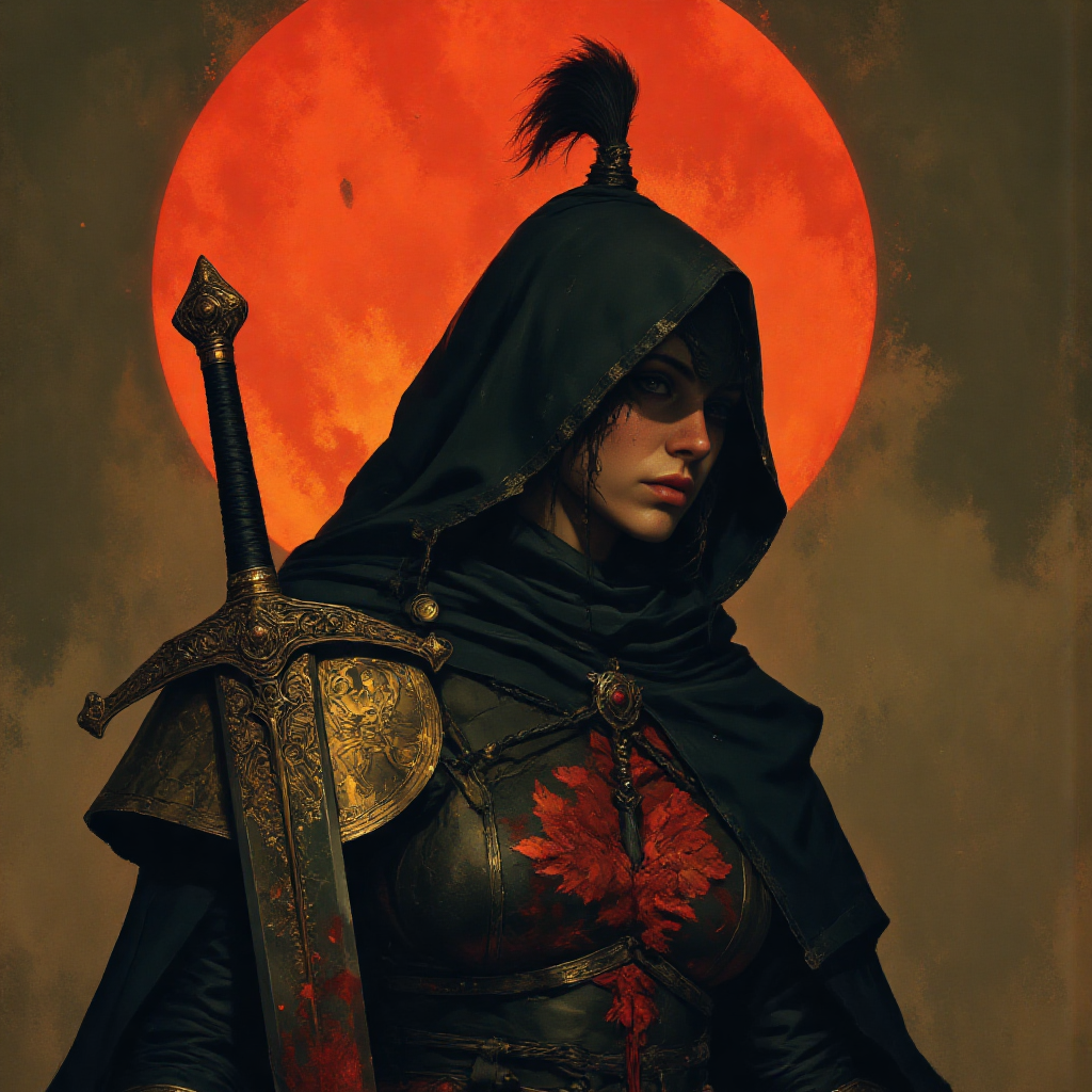 FLUX prompt: Master
I was of blood never denied,
knowing ...