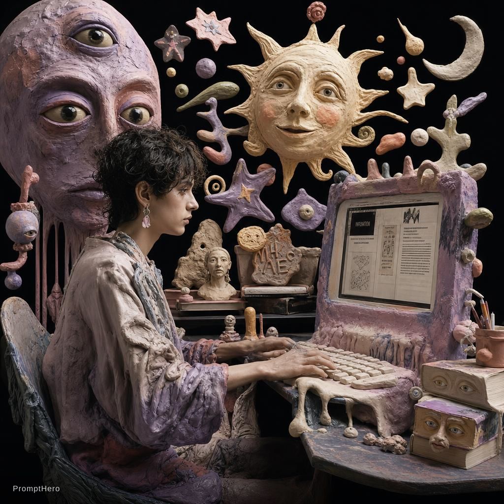ChatGPT Image prompt: surreal editorial composition, hyperrealistic huma...