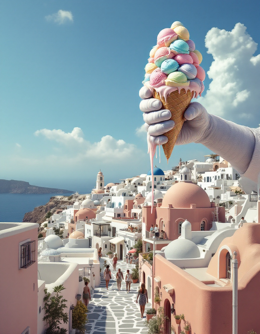 FLUX prompt: A hyperrealistic, exquisite photo of an unexpected...