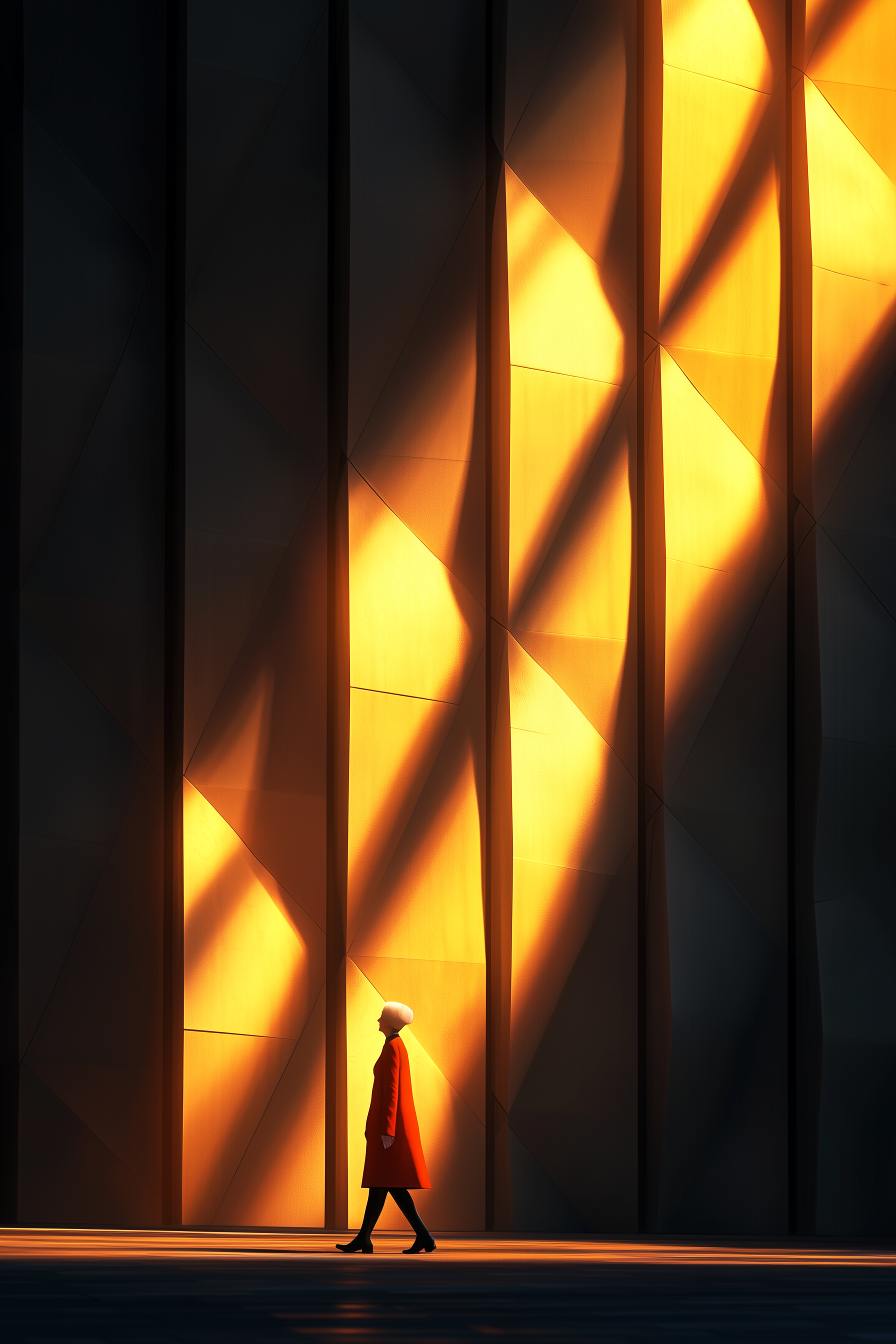 Midjourney prompt: architectural photography, shot with sony a7r iv, ...
