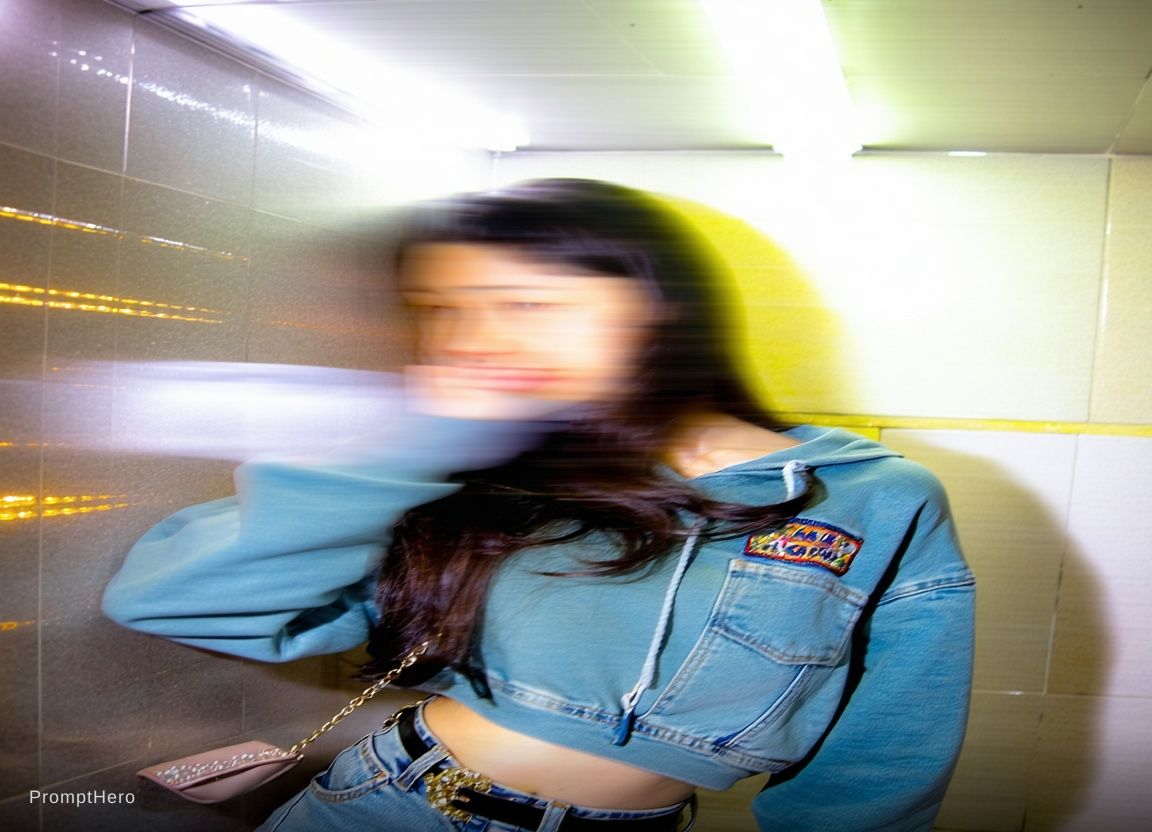 Hero prompt: a lo-fi 2010s-era, diagonally taken, low-quality i...