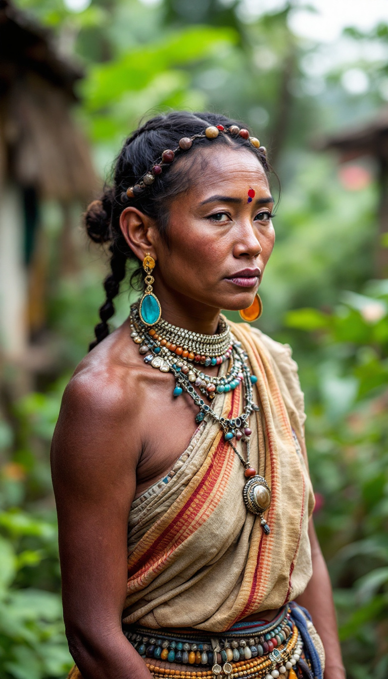 FLUX prompt: High resolution photography of a female Kyowa Indi...
