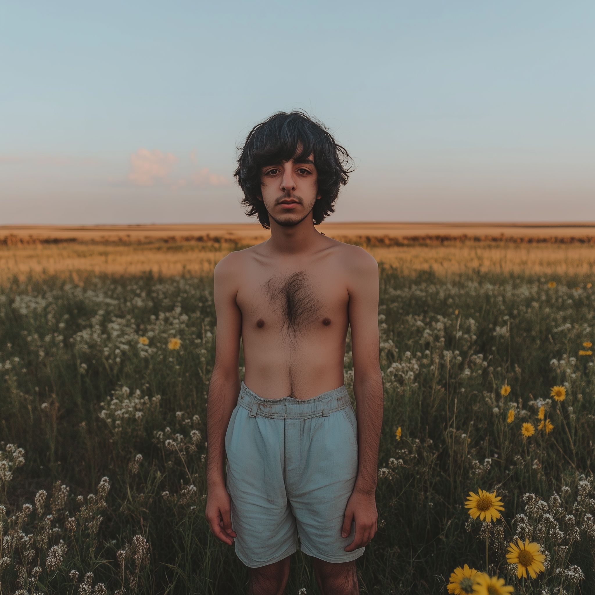 Midjourney prompt: full shot, full-length portrait, wide field of vie...