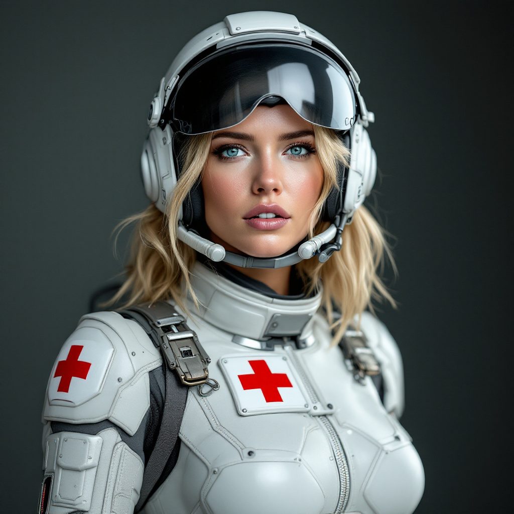 FLUX prompt: Adult female with athletic build, shoulder-length ...