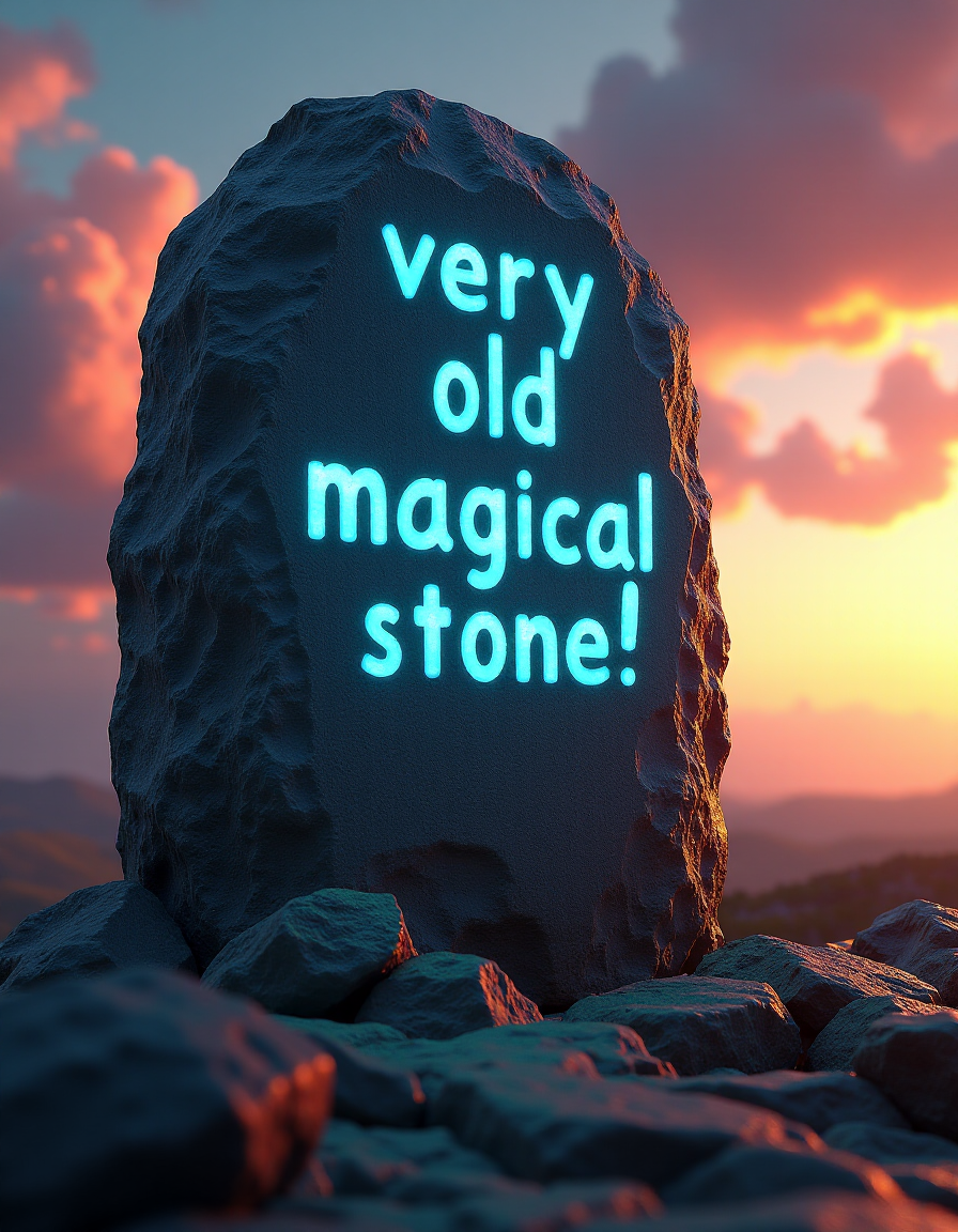 FLUX prompt: intricate detail, (standing stone:1.3) carved with...