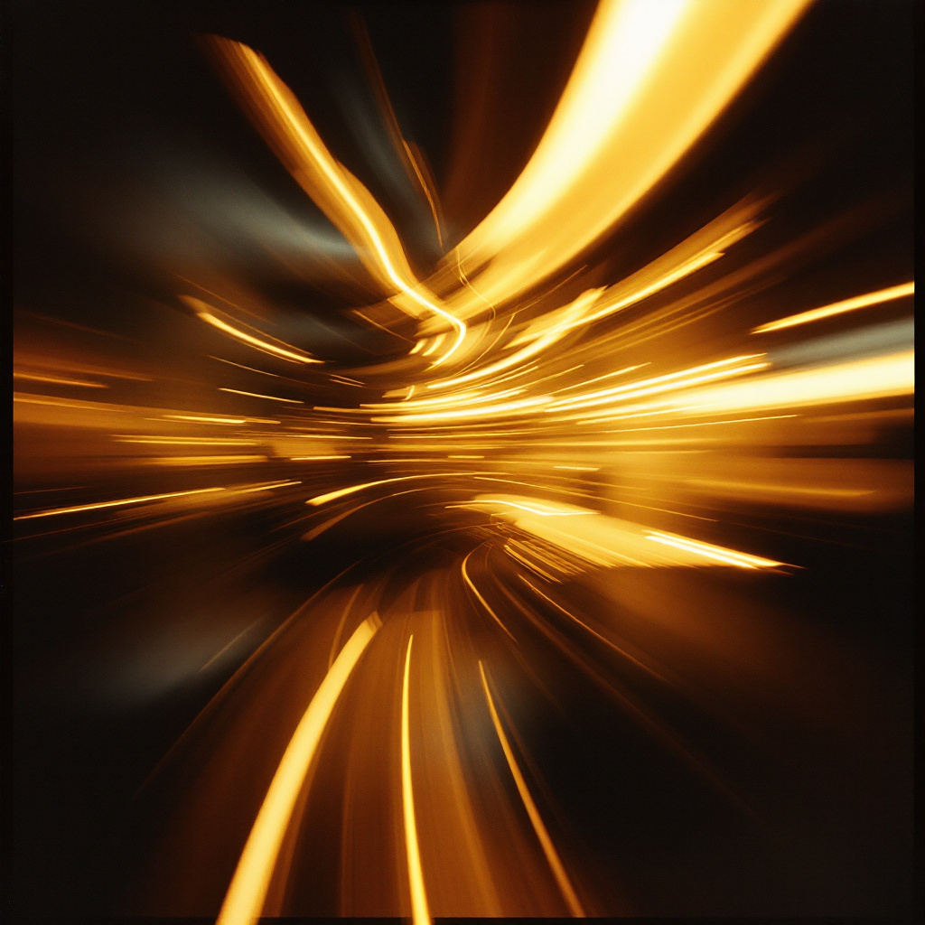 FLUX prompt: A cinematic abstract photo with heavy motion blur,...